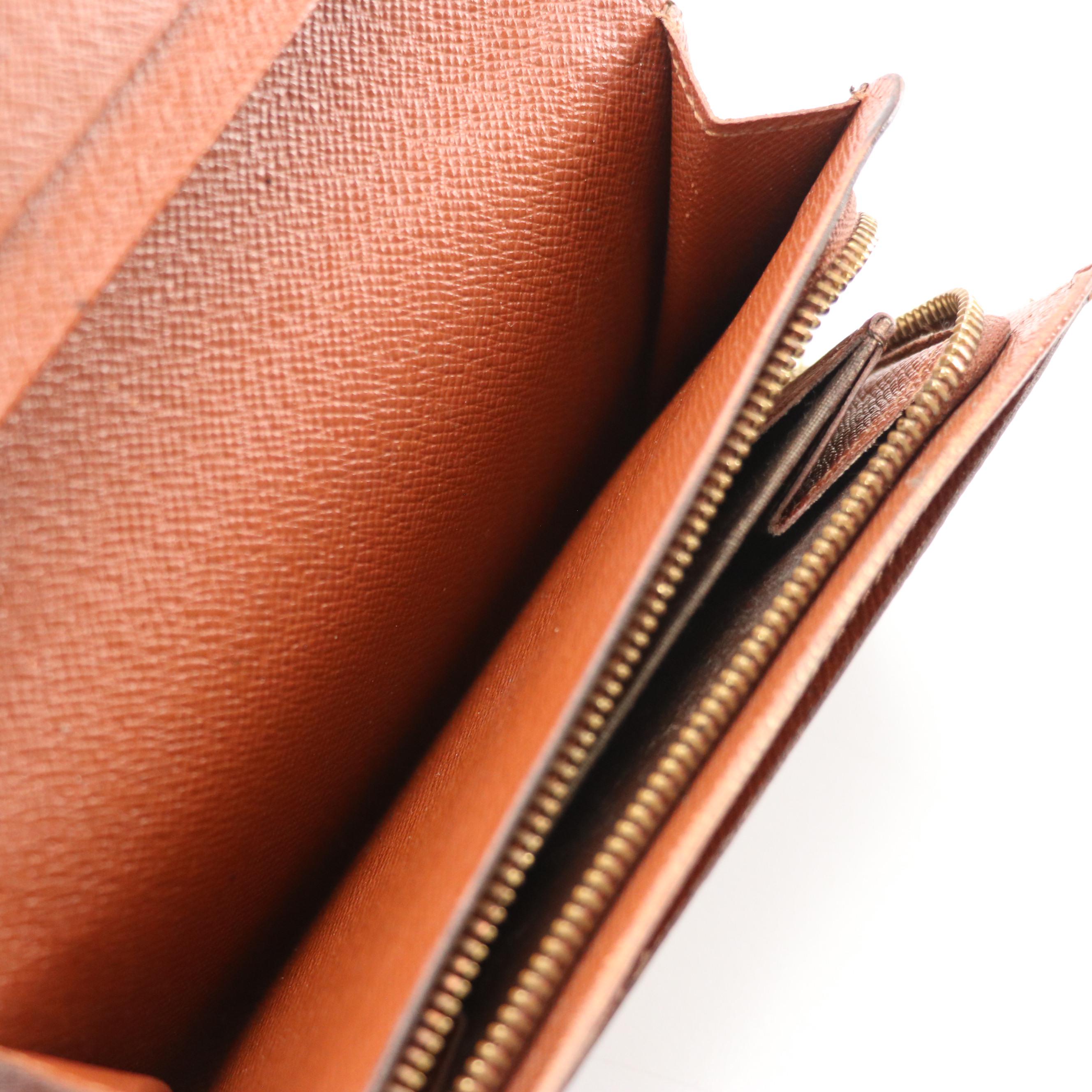 Louis Vuitton Porte-Monnaie Billets Trésor Wallet in Monogram Canvas