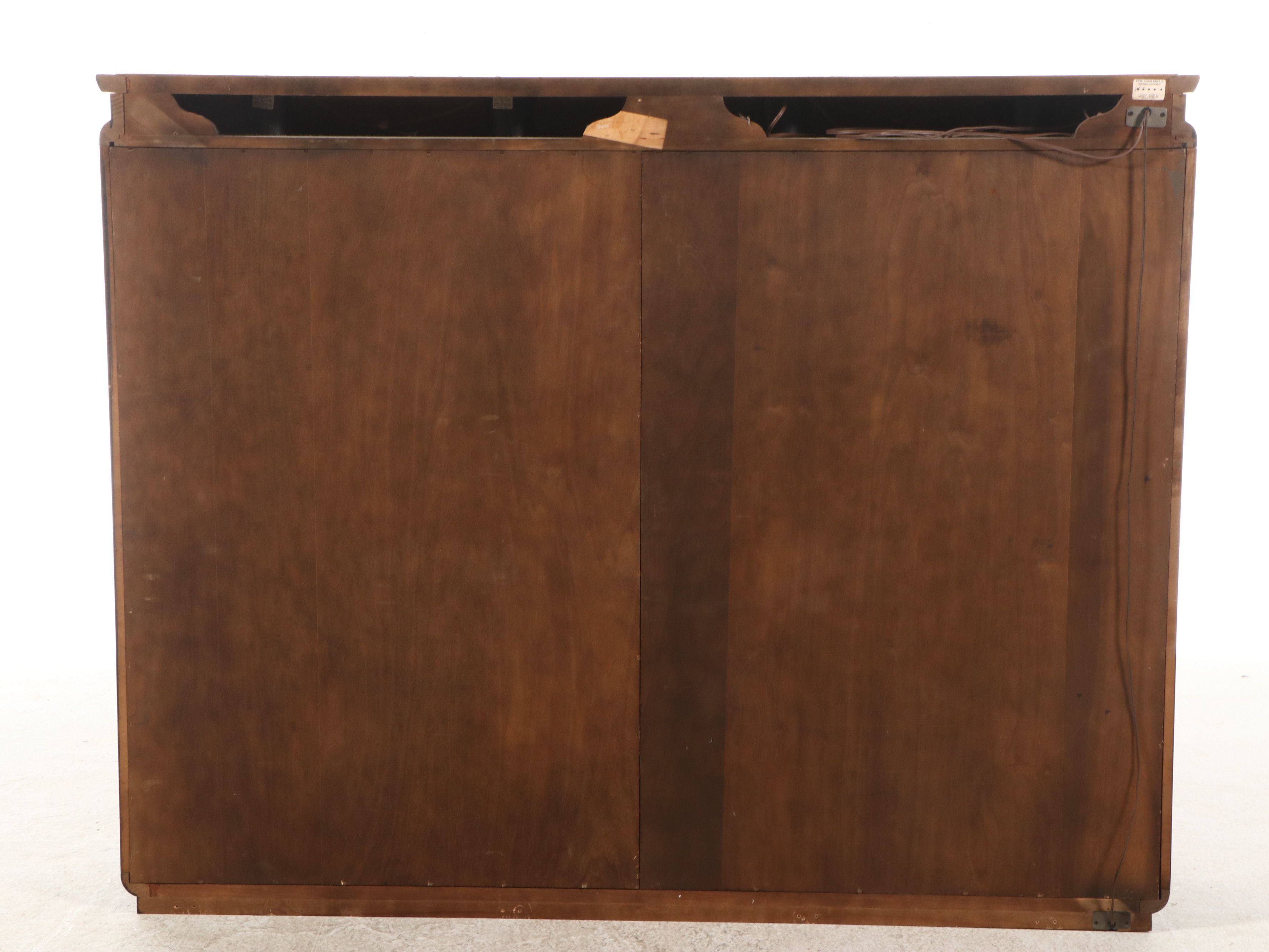 Century Furniture Chin Hua Ebonized and Burl Wood China Cabinet