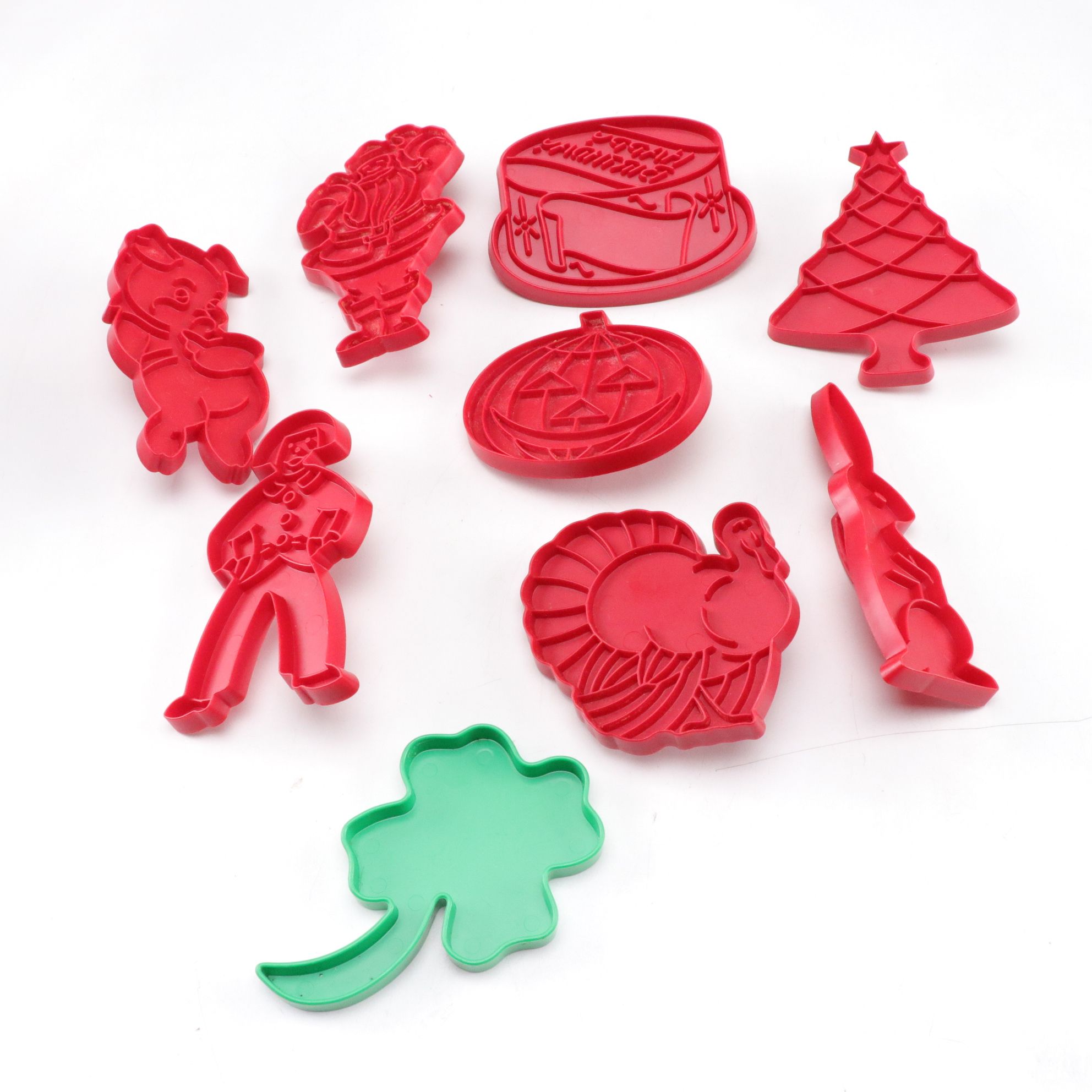 Christmas & Other Holiday Cookie Cutters with Cake Stand & More
