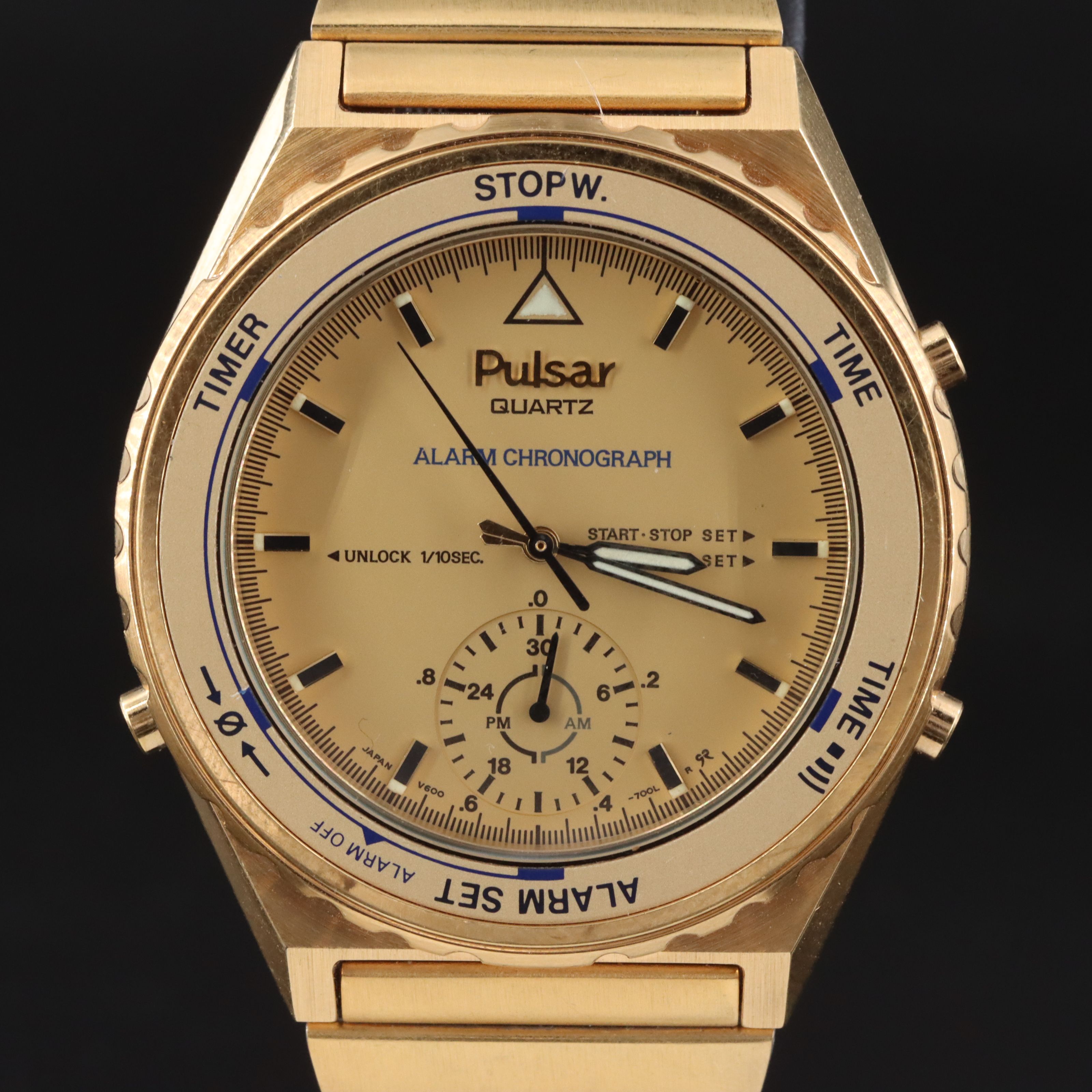 Pulsar Alarm Chronograph Quartz Watch 655890