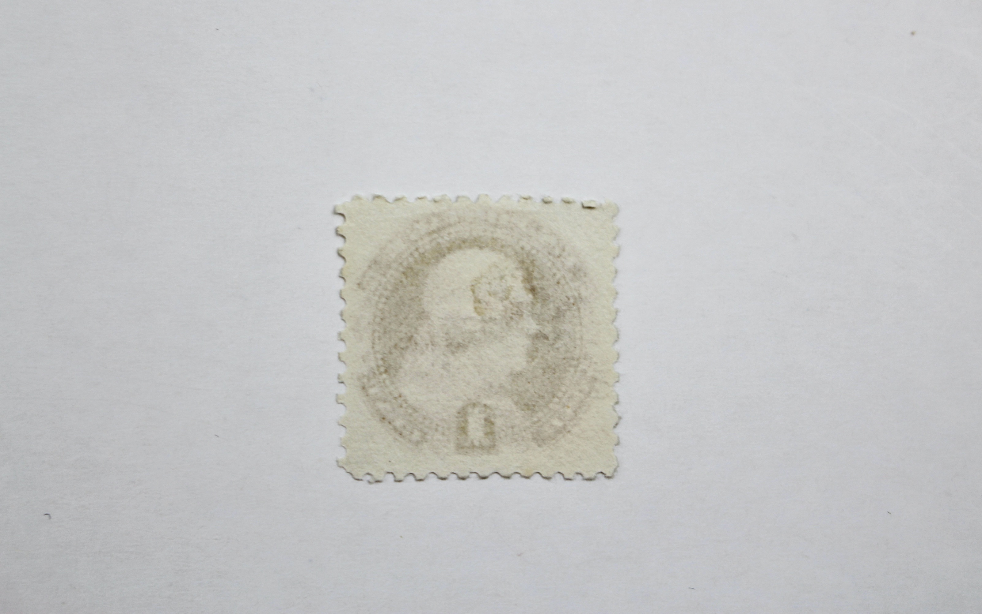 1880 Scott 133 1-Cent Buff, No Gum U.S. Stamp, Only 5,000 Issued