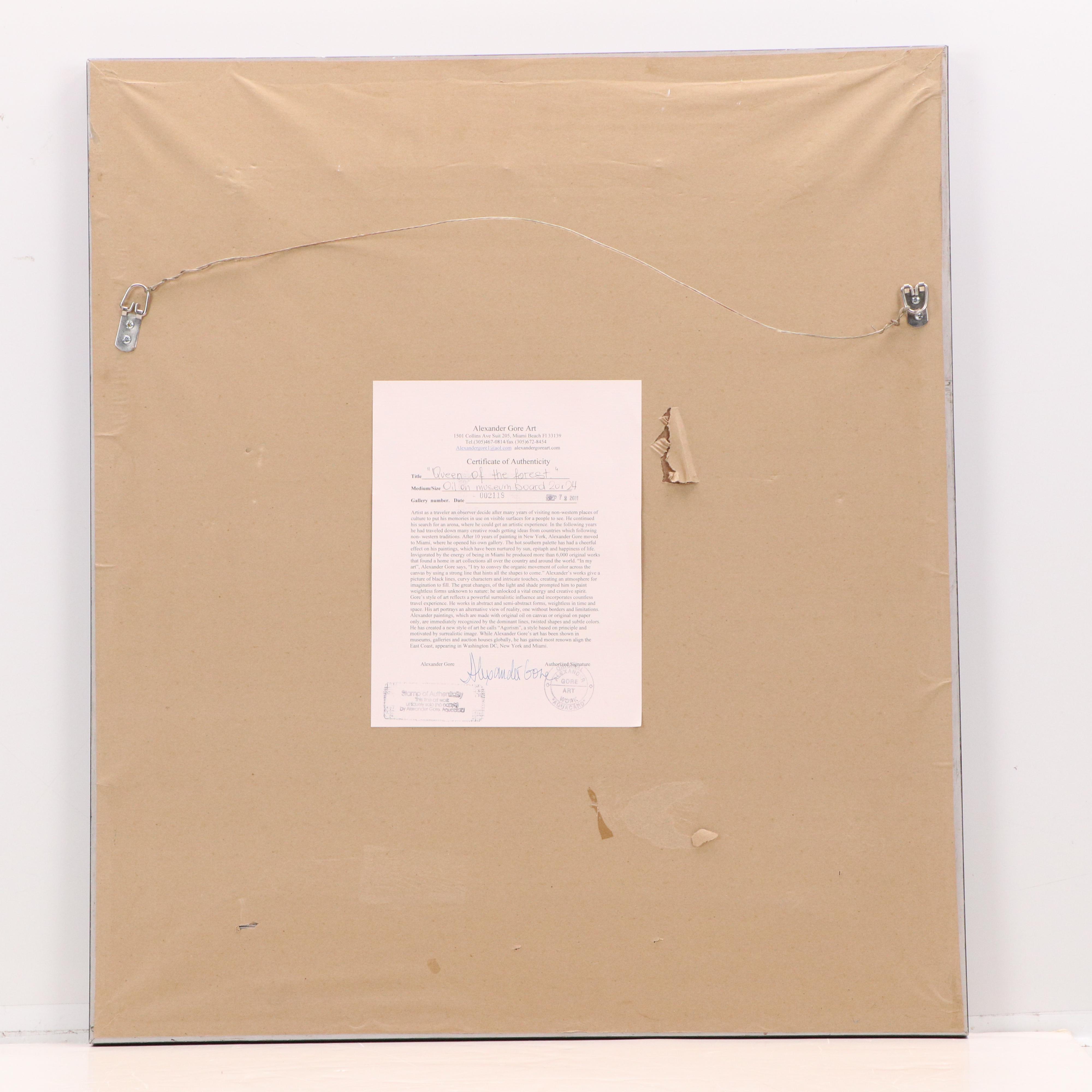 Alexander Gore Oil Painting "Queen of the Forest," 2011