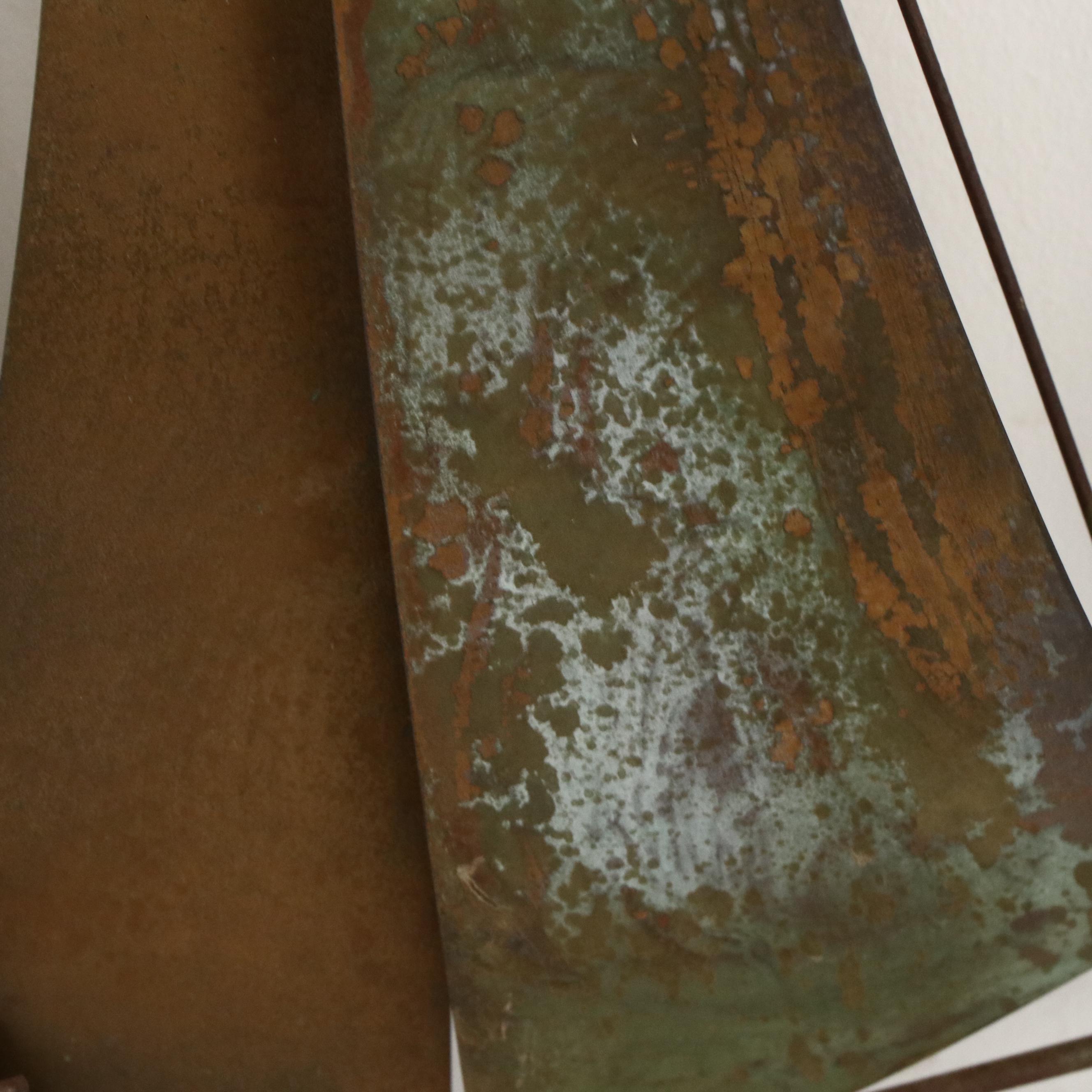 Curtis Jeré Brass and Copper Wall Sculpture of Sailboats, 1968