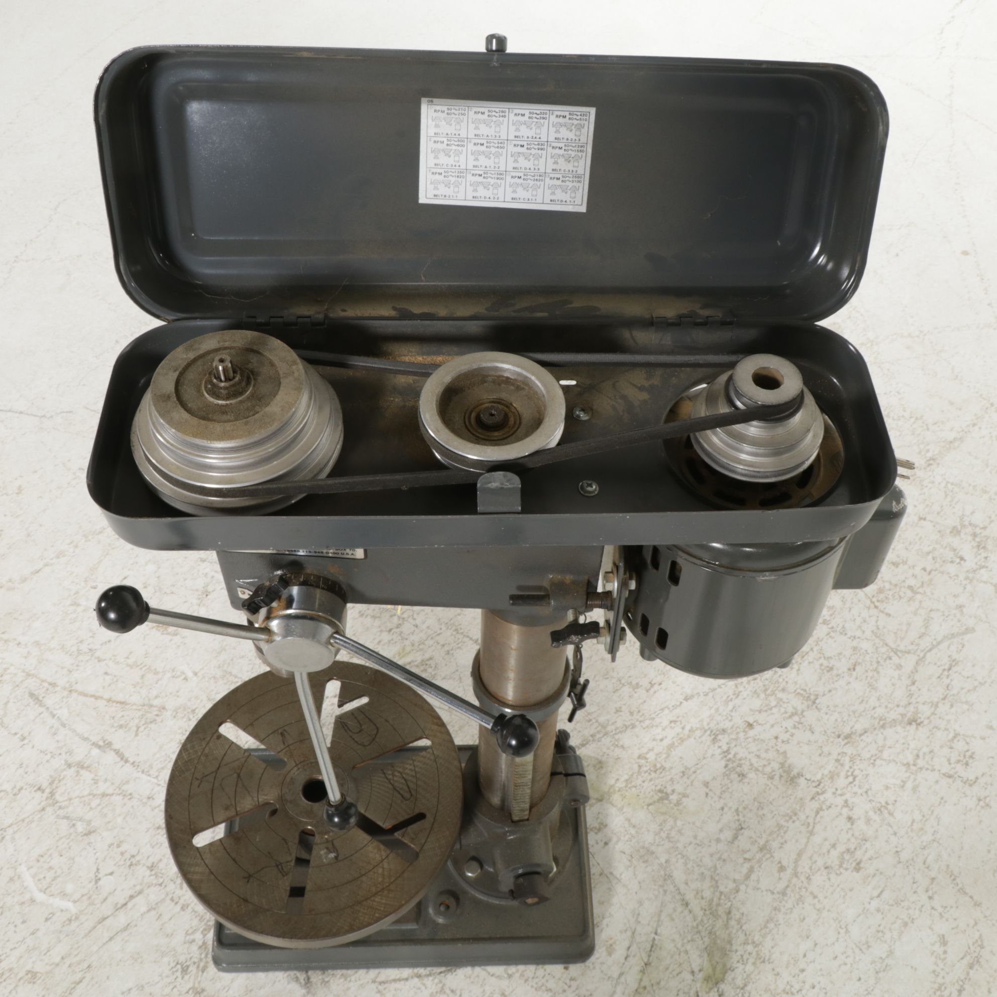 AMT Model 4590 3/4 HP Bench Top Drill Press, Late 20th Century