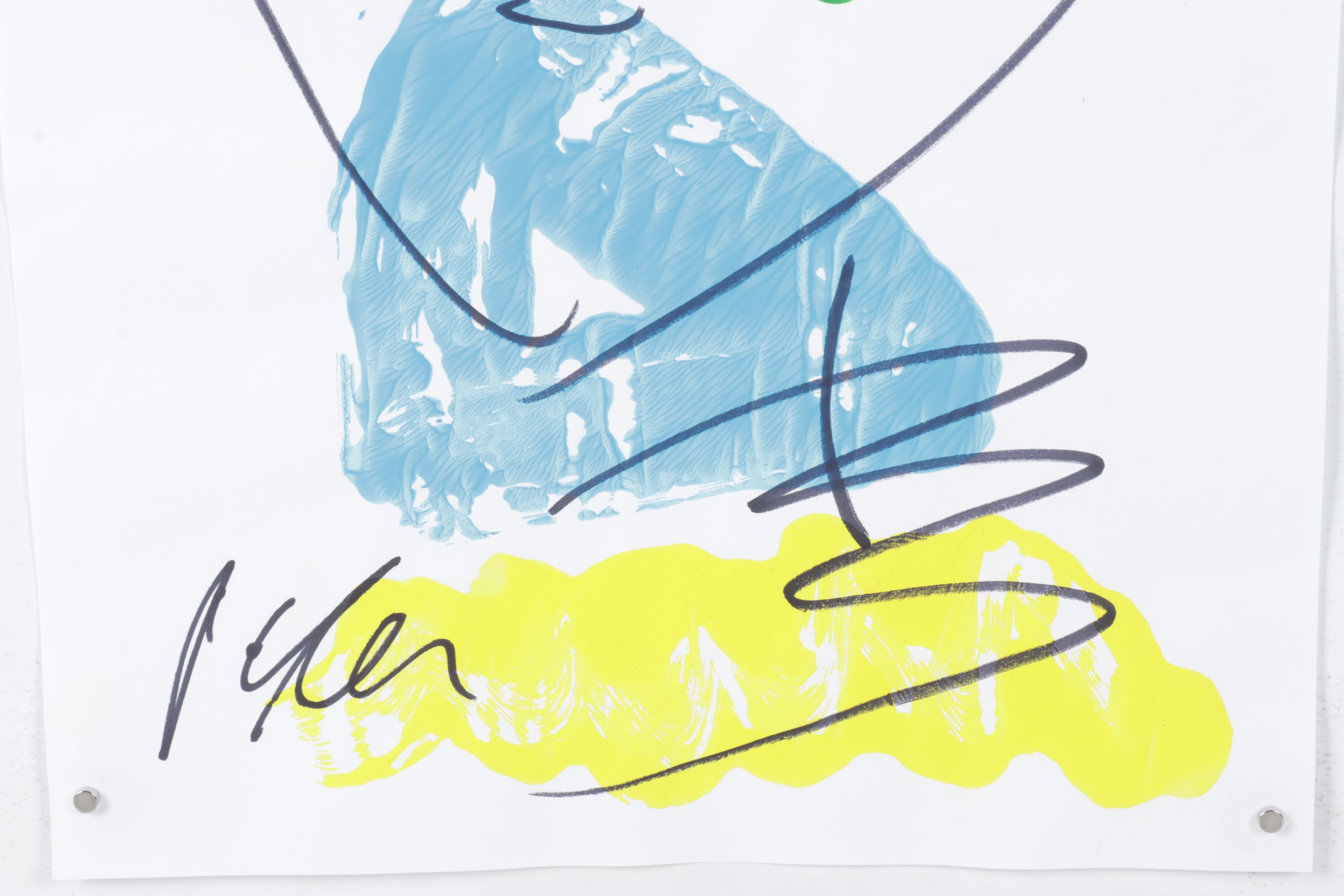 Peter Robert Keil Abstract Acrylic Portrait, Early 21st Century