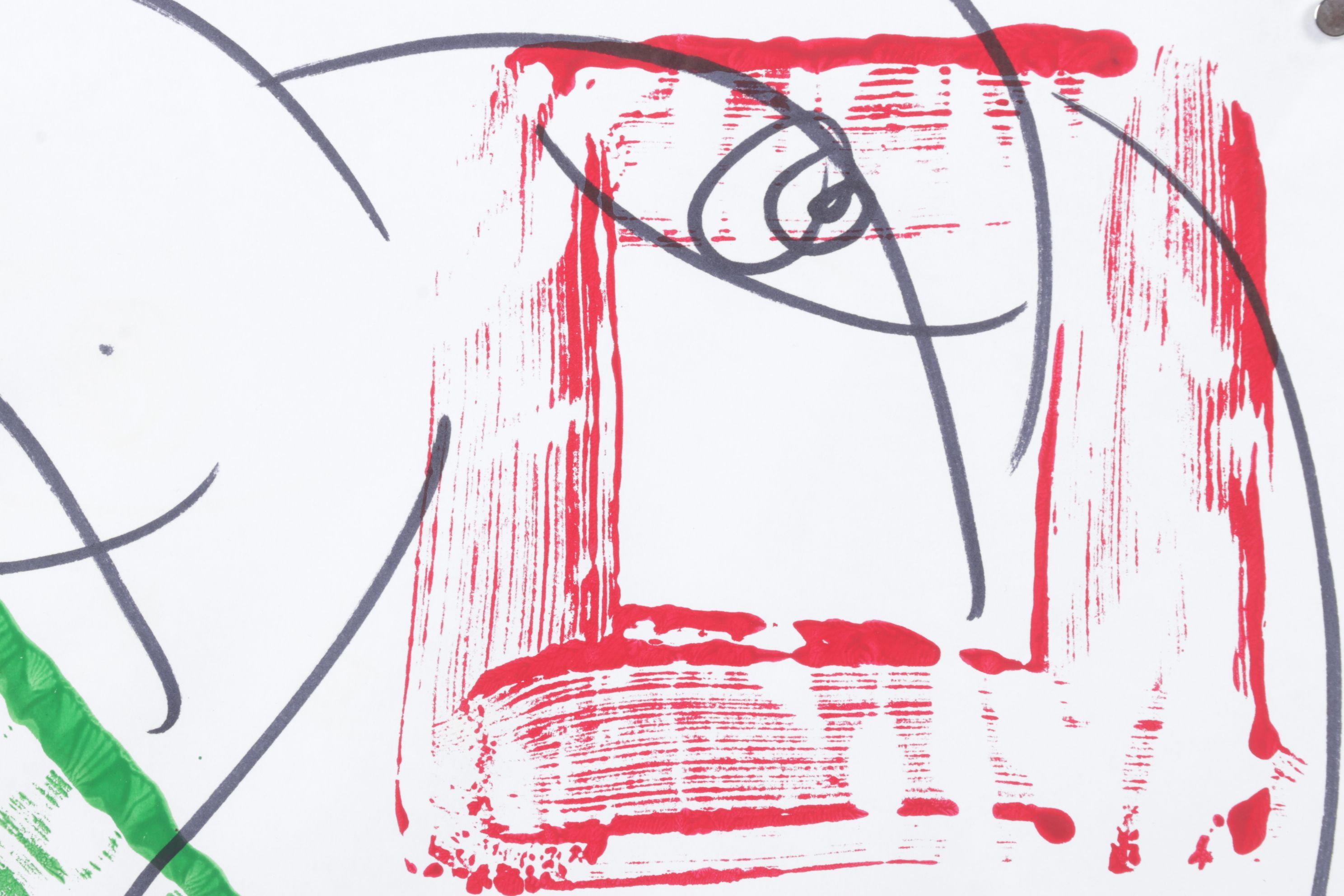 Peter Robert Keil Abstract Acrylic Portrait, Early 21st Century