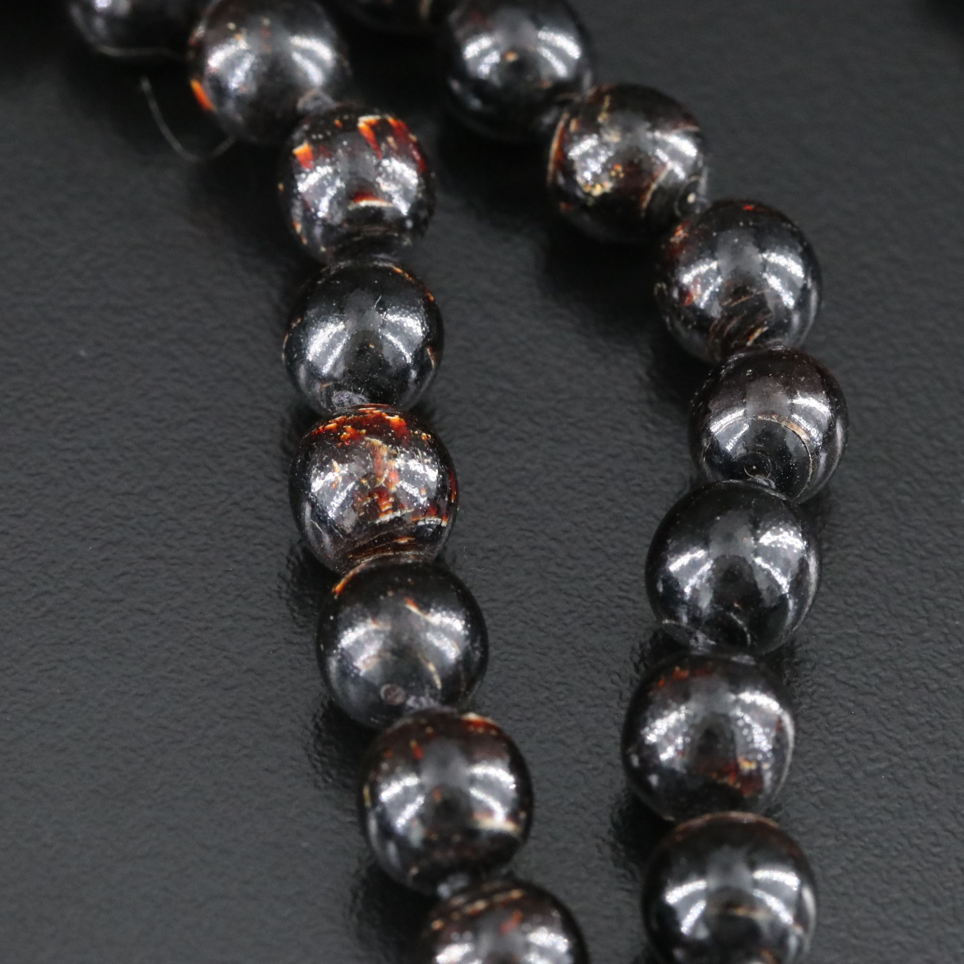 Sheryl Lowe Sterling Black Onyx and Diamond Drop Pendant on Black Coral Necklace