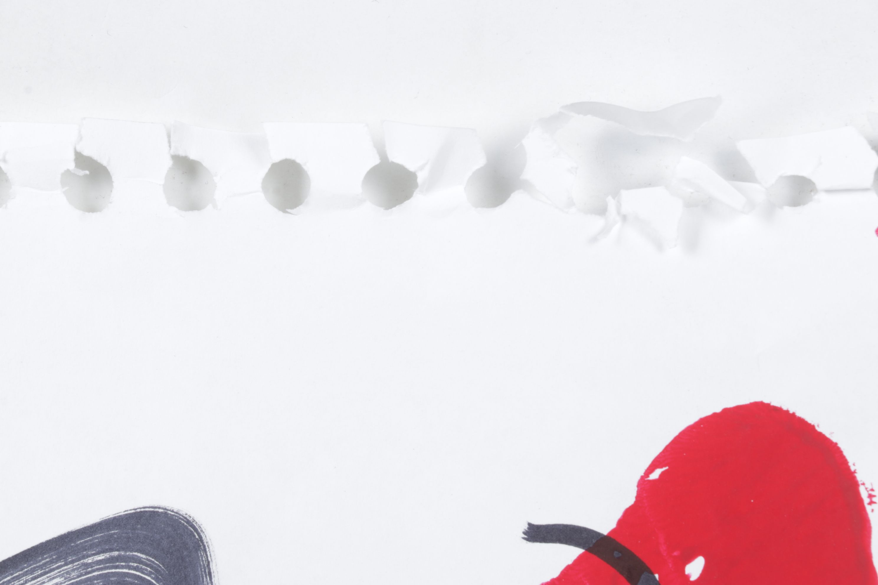 Peter Robert Keil Stylized Abstract Acrylic Portrait, Early 21st Century