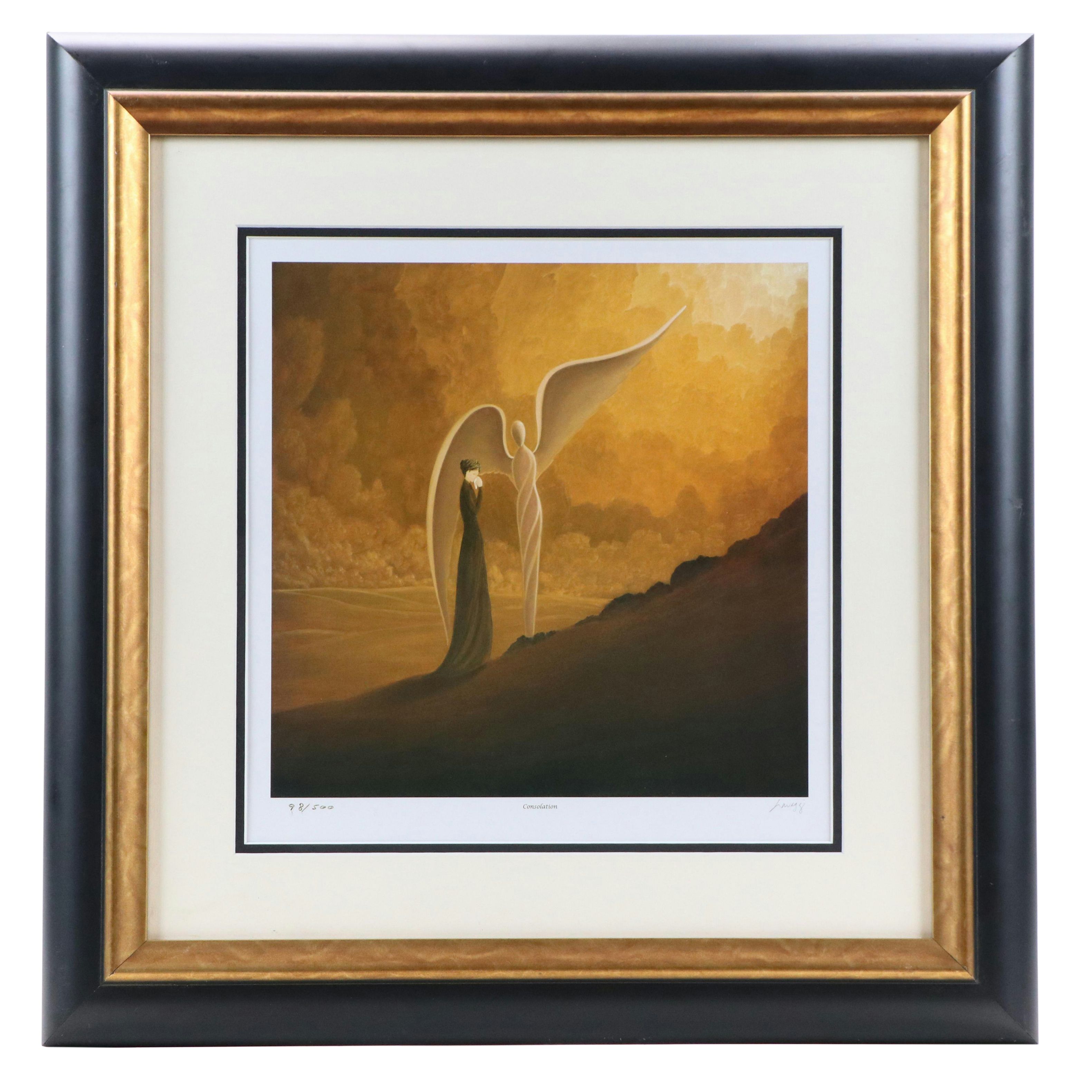 Steven Lavaggi Offset Lithograph "Consolation," 21st Century