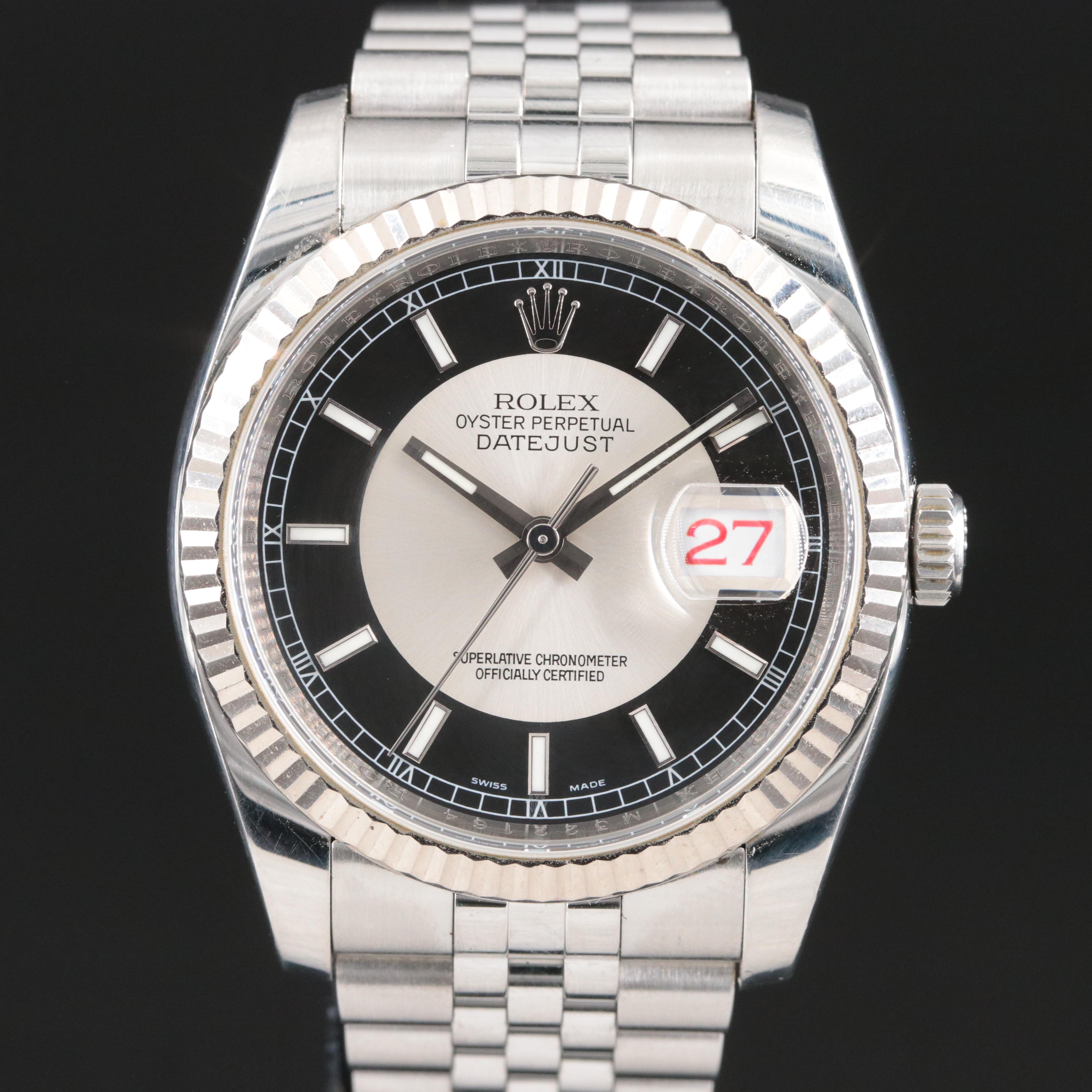2007 Rolex Datejust 36mm Watch