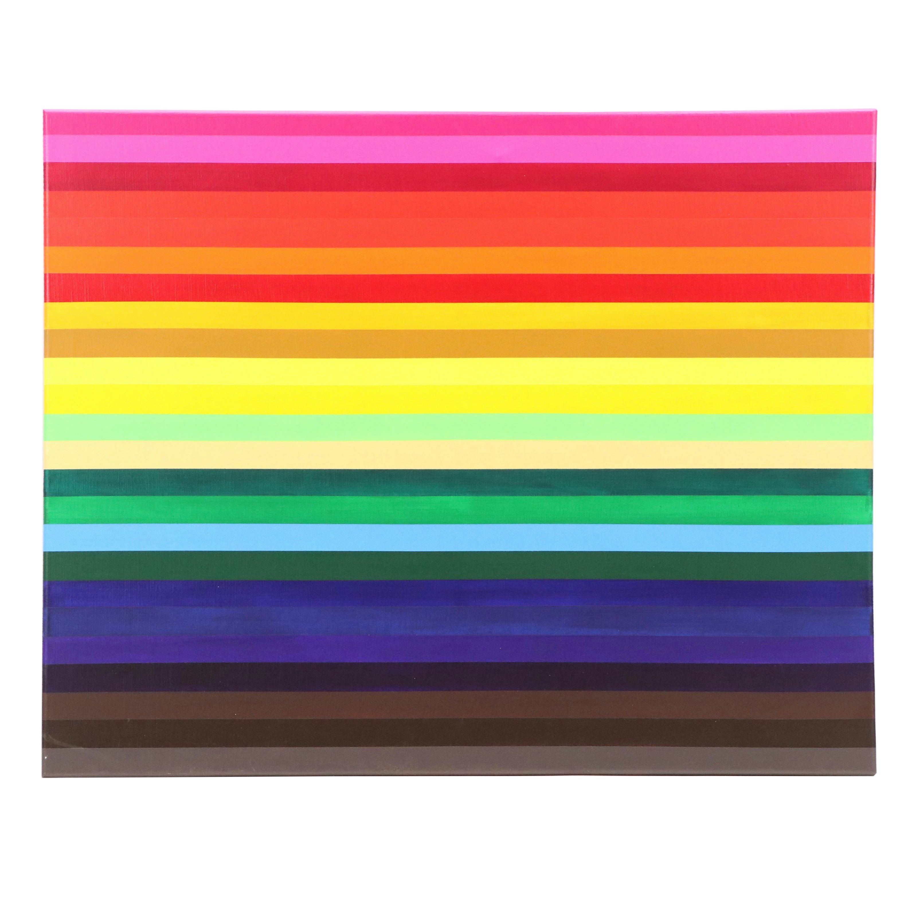 deSanto Acrylic Painting "Solar Descent," 2025