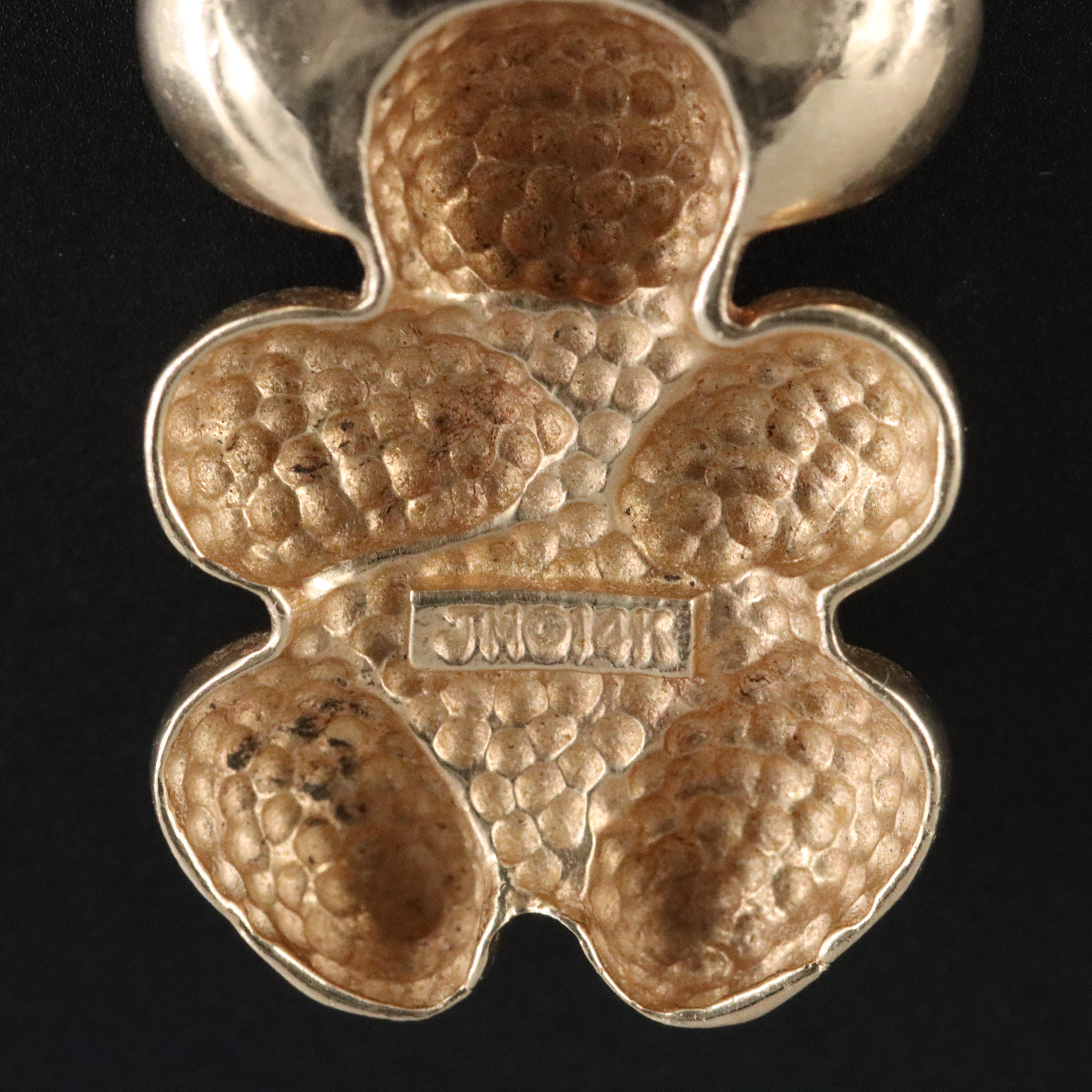 14K 0.01 CT Diamond Accented Koala Bear Necklace