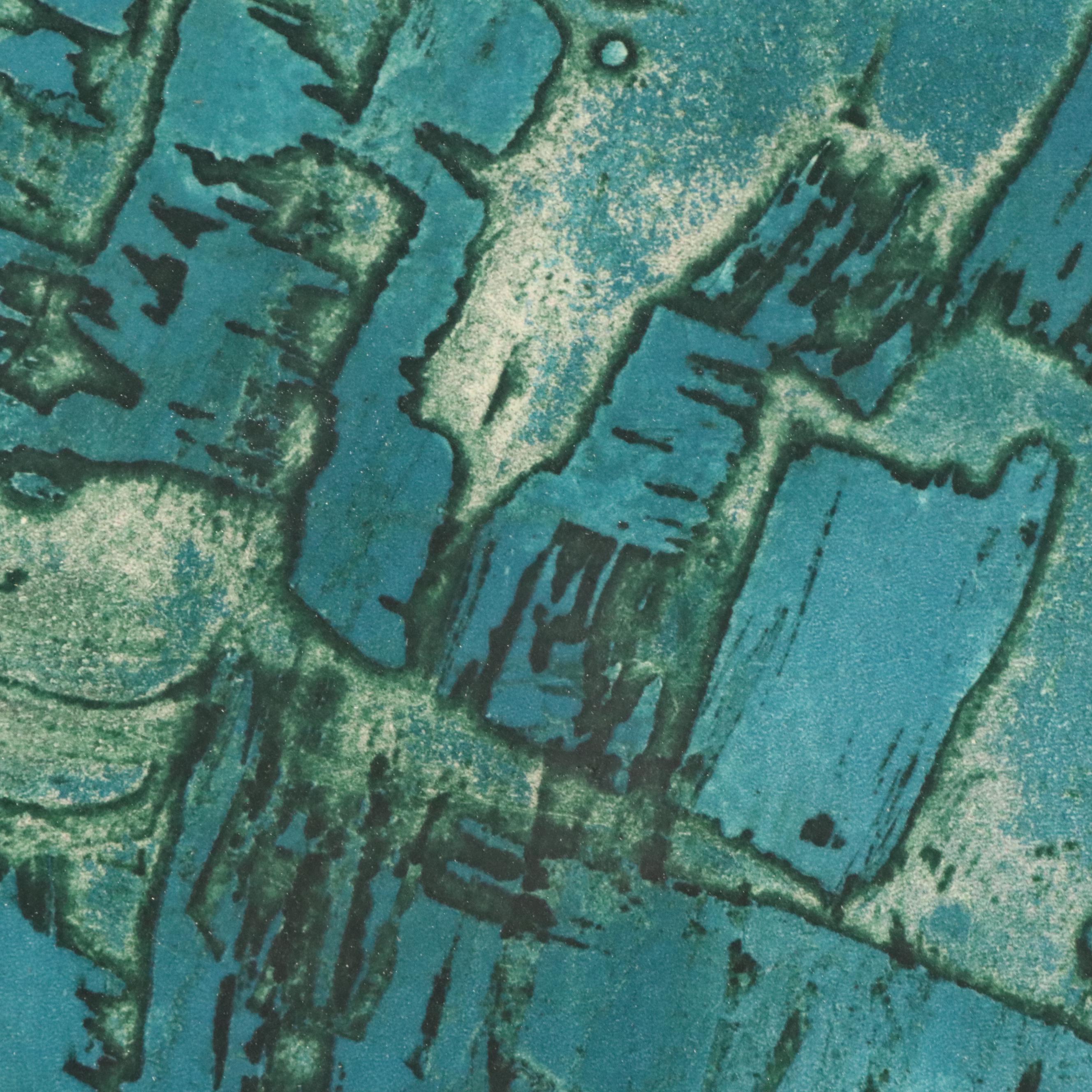 Brita Molin Abstract Color Etching "L'Orchestre de la Forêt," 1967