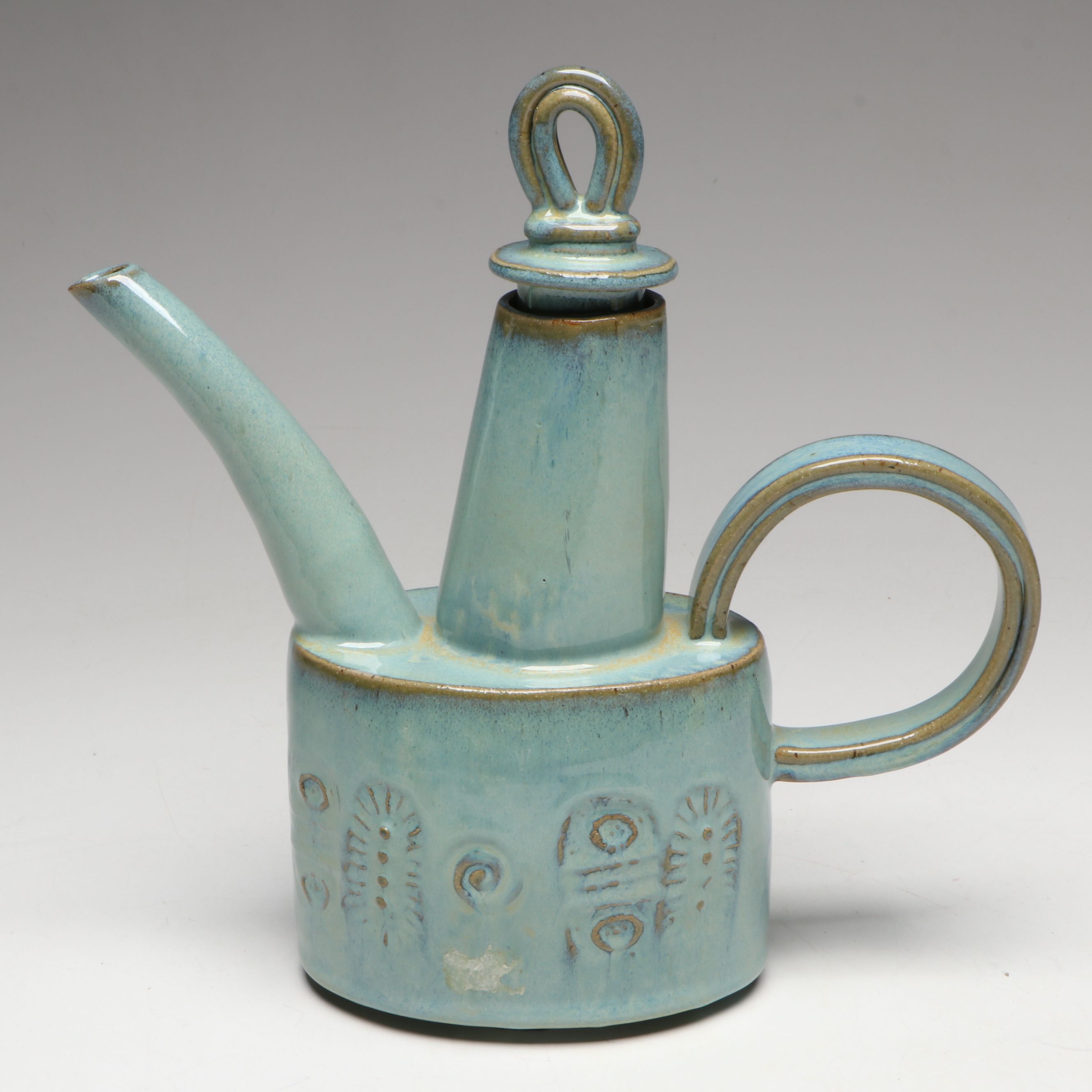 Celadon Art Pottery Teapot