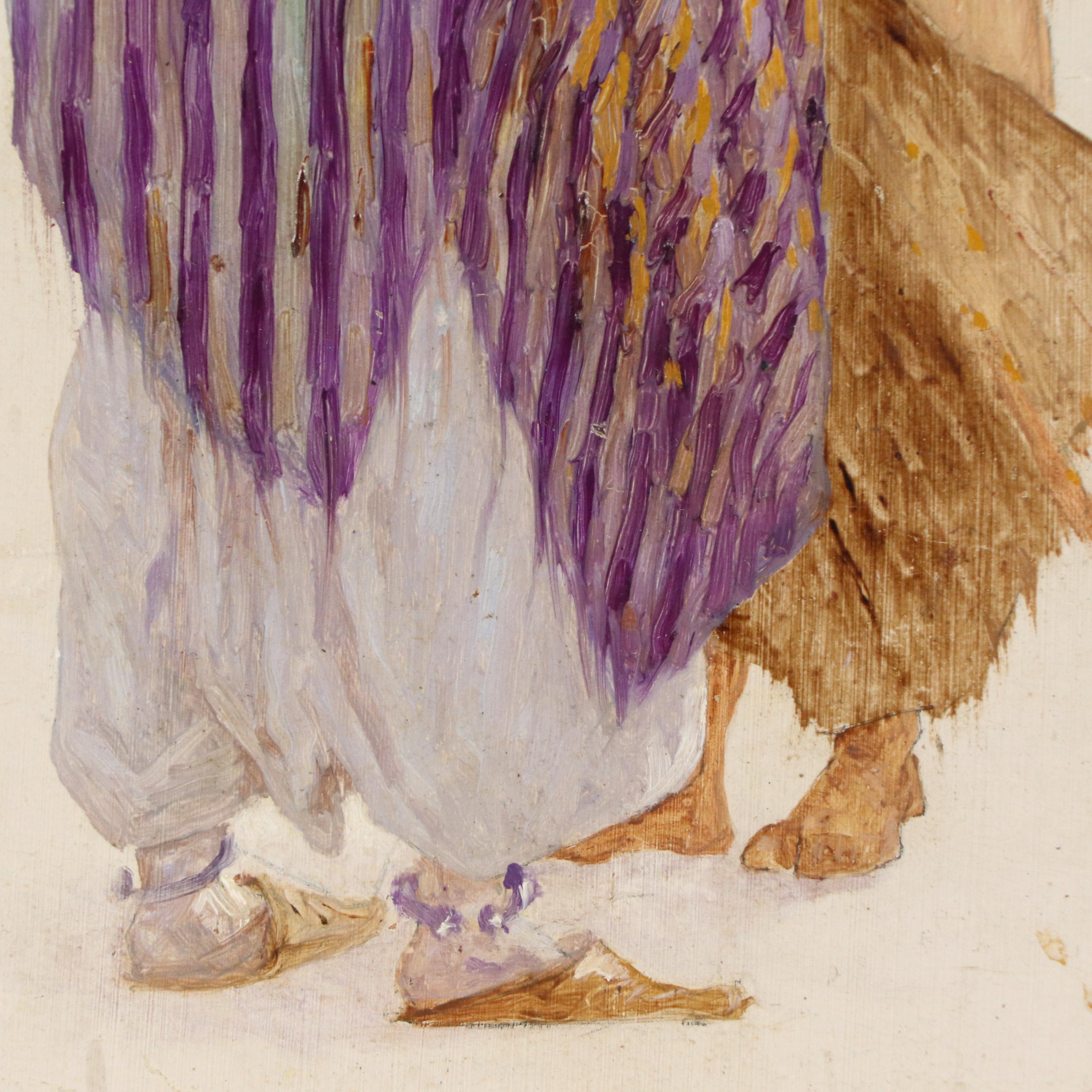 Orientalist Oil Painting of Confrontation