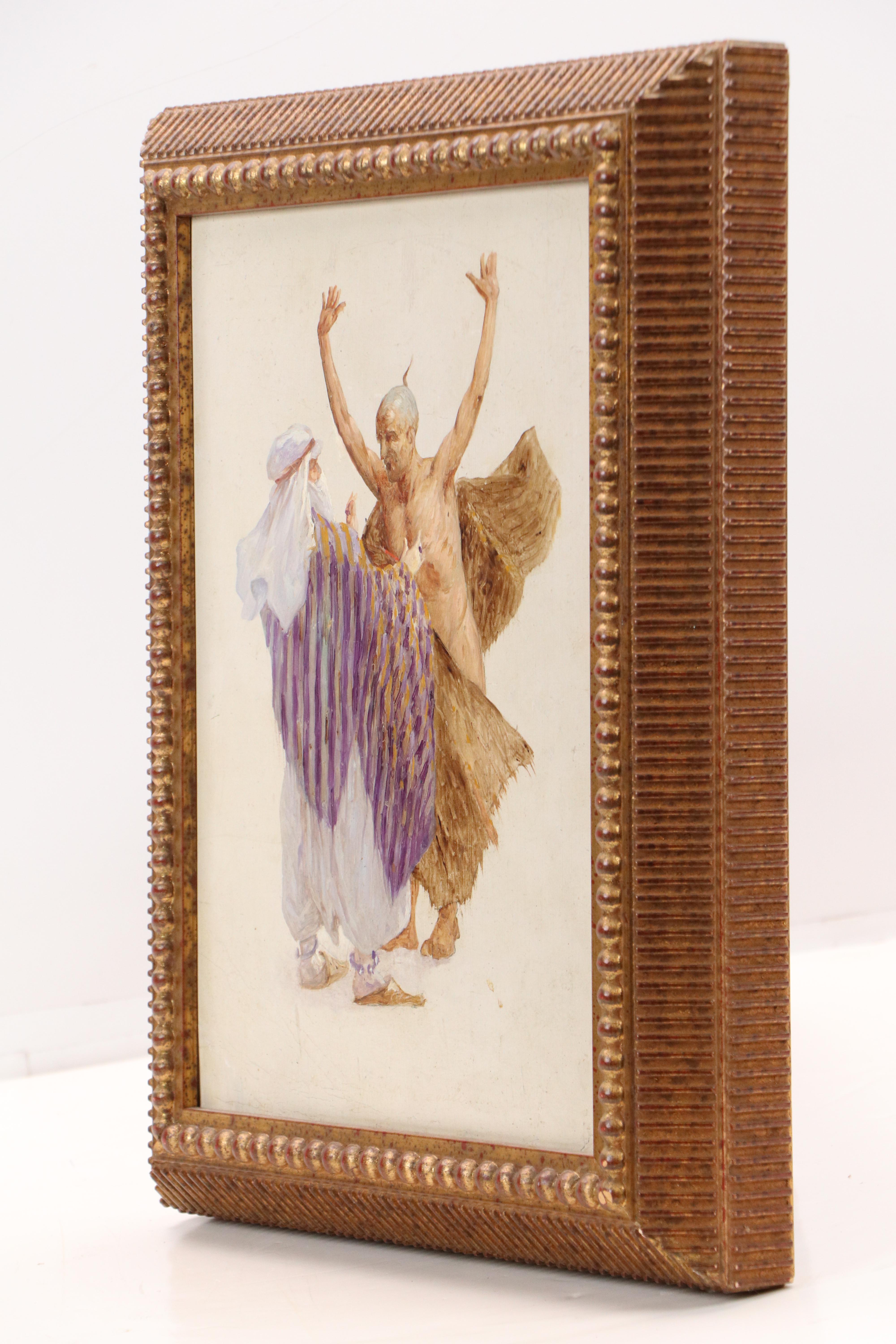 Orientalist Oil Painting of Confrontation