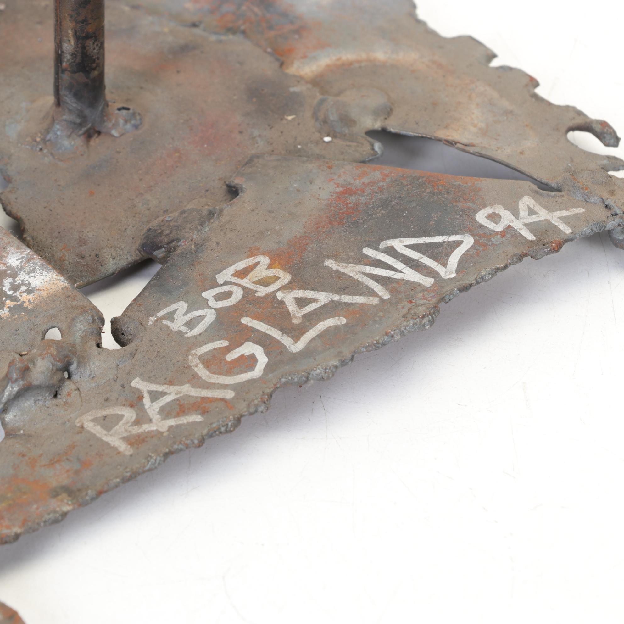 Bob Ragland Sculpted Figural Candle Holders, Late 20th Century