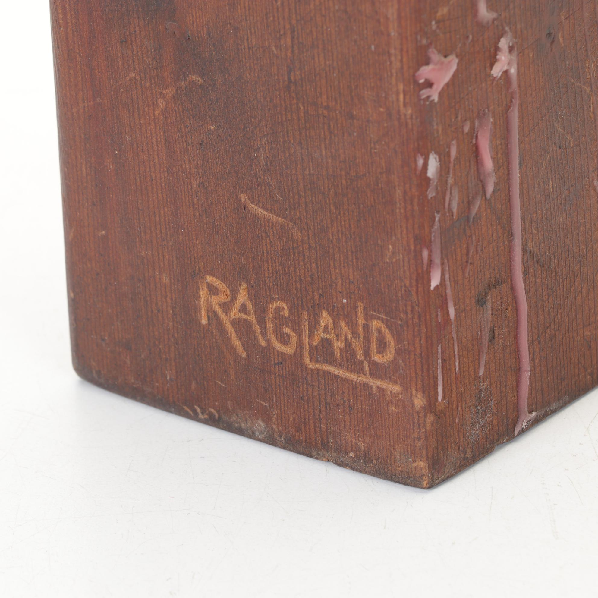 Bob Ragland Sculpted Figural Candle Holders, Late 20th Century