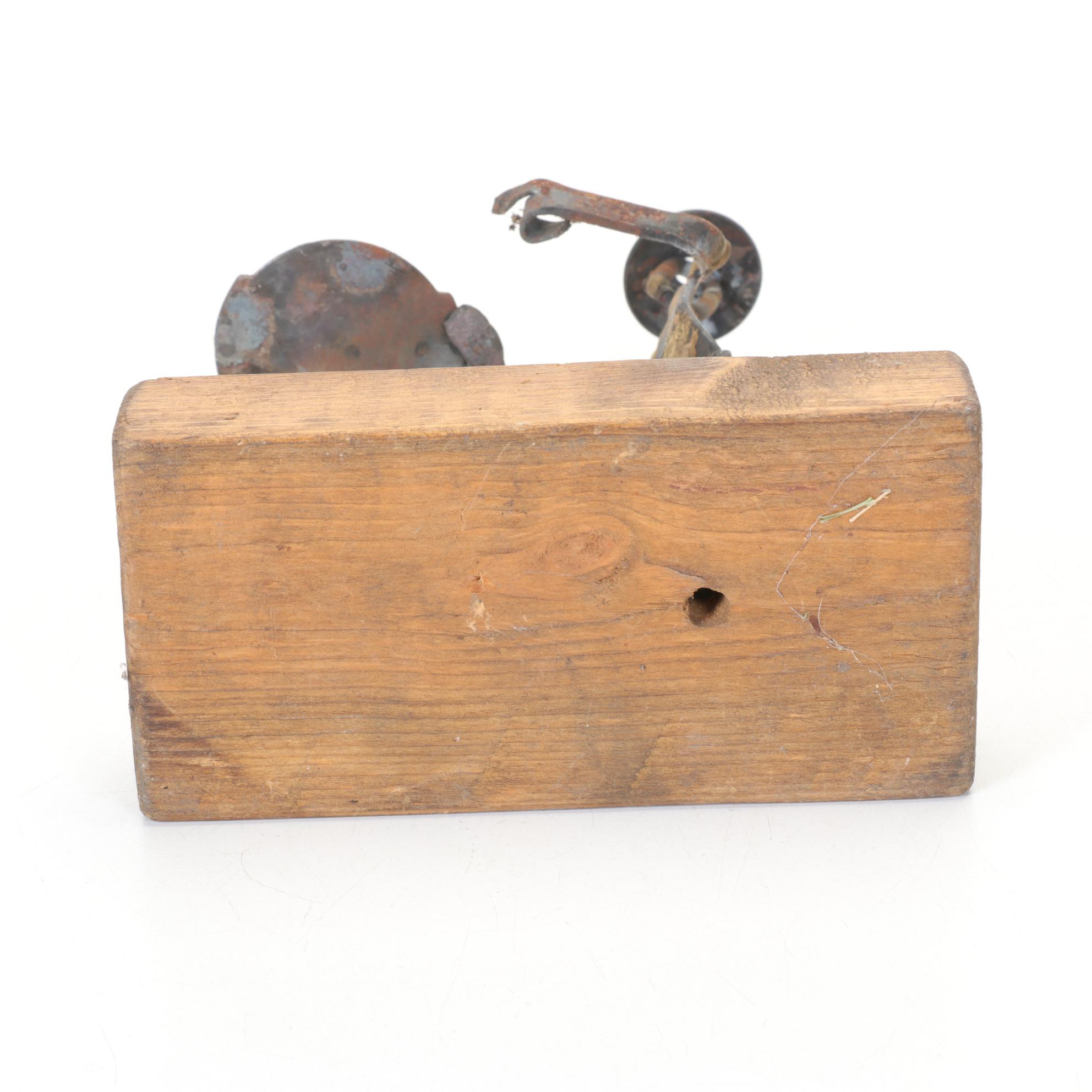 Bob Ragland Sculpted Figural Candle Holders, Late 20th Century