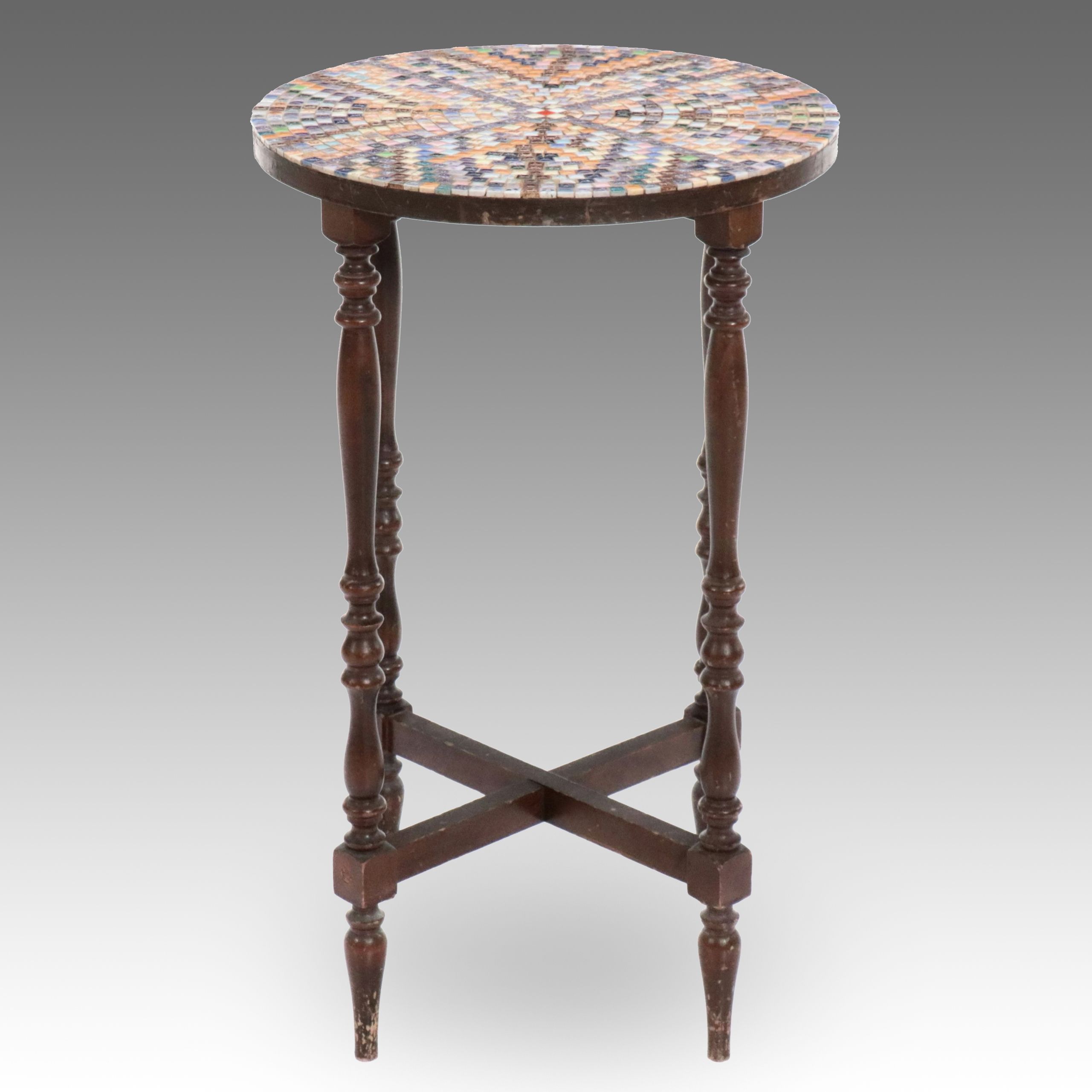 Mosaic Top Accent Table