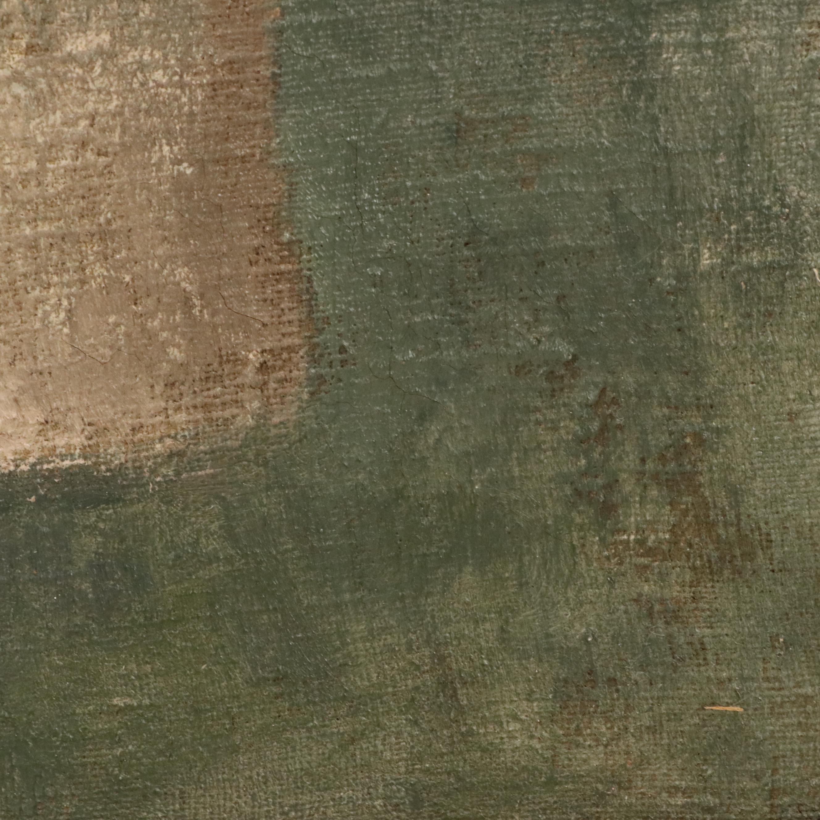 Roland Oudot Oil Painting of Women and Children in Landscape