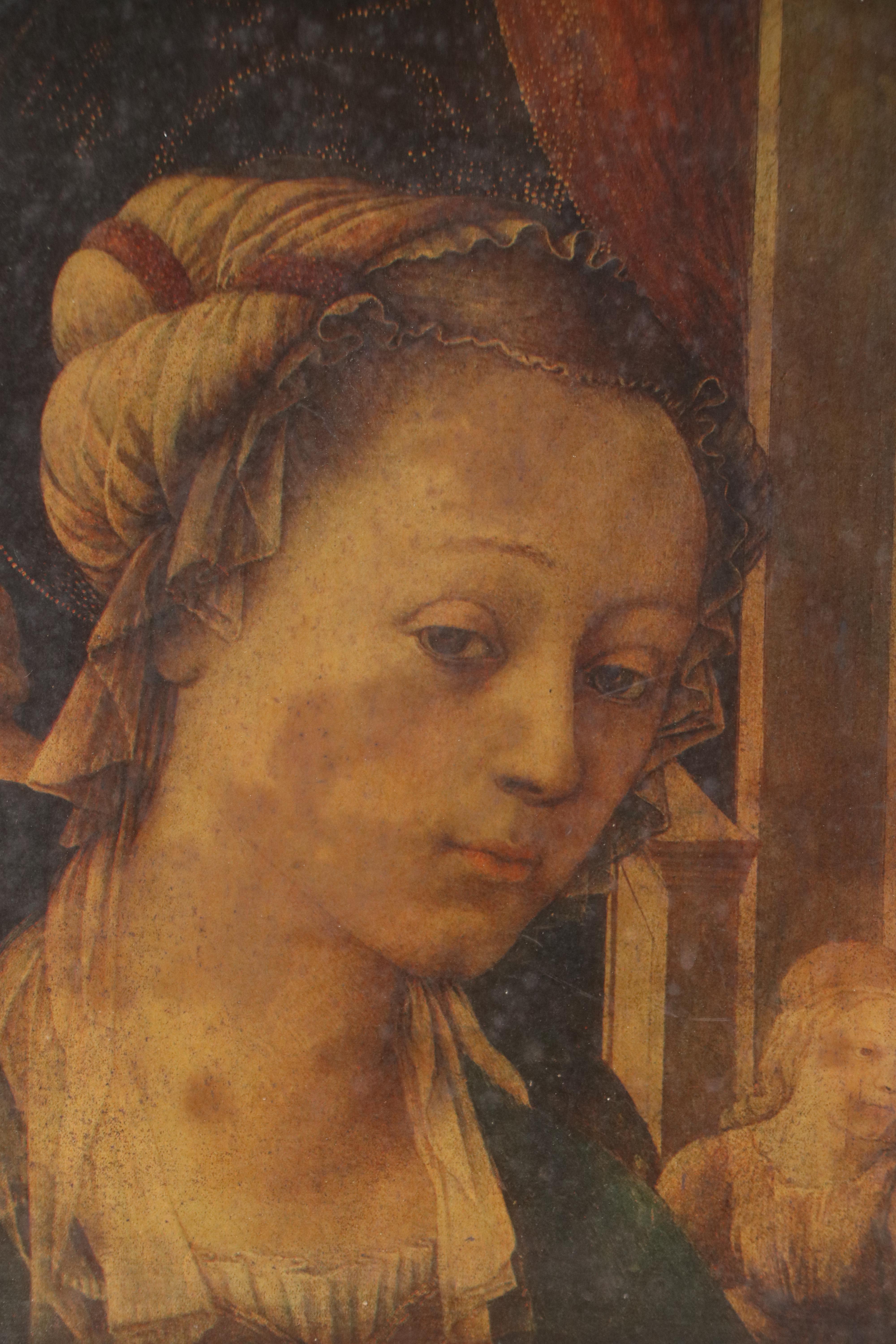 Giclée Detail of "Bartolini Tondo" After Filippo Lippi