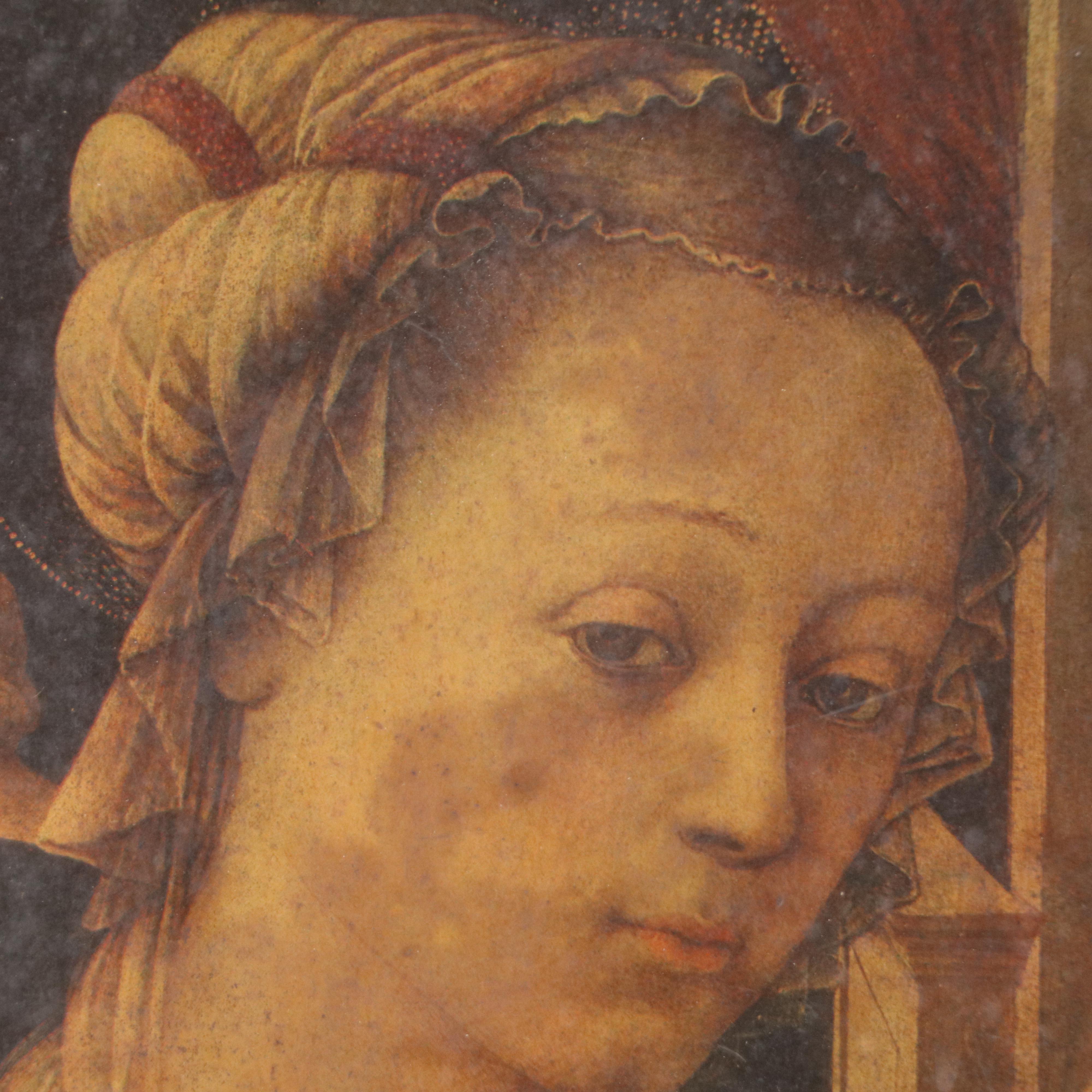 Giclée Detail of "Bartolini Tondo" After Filippo Lippi