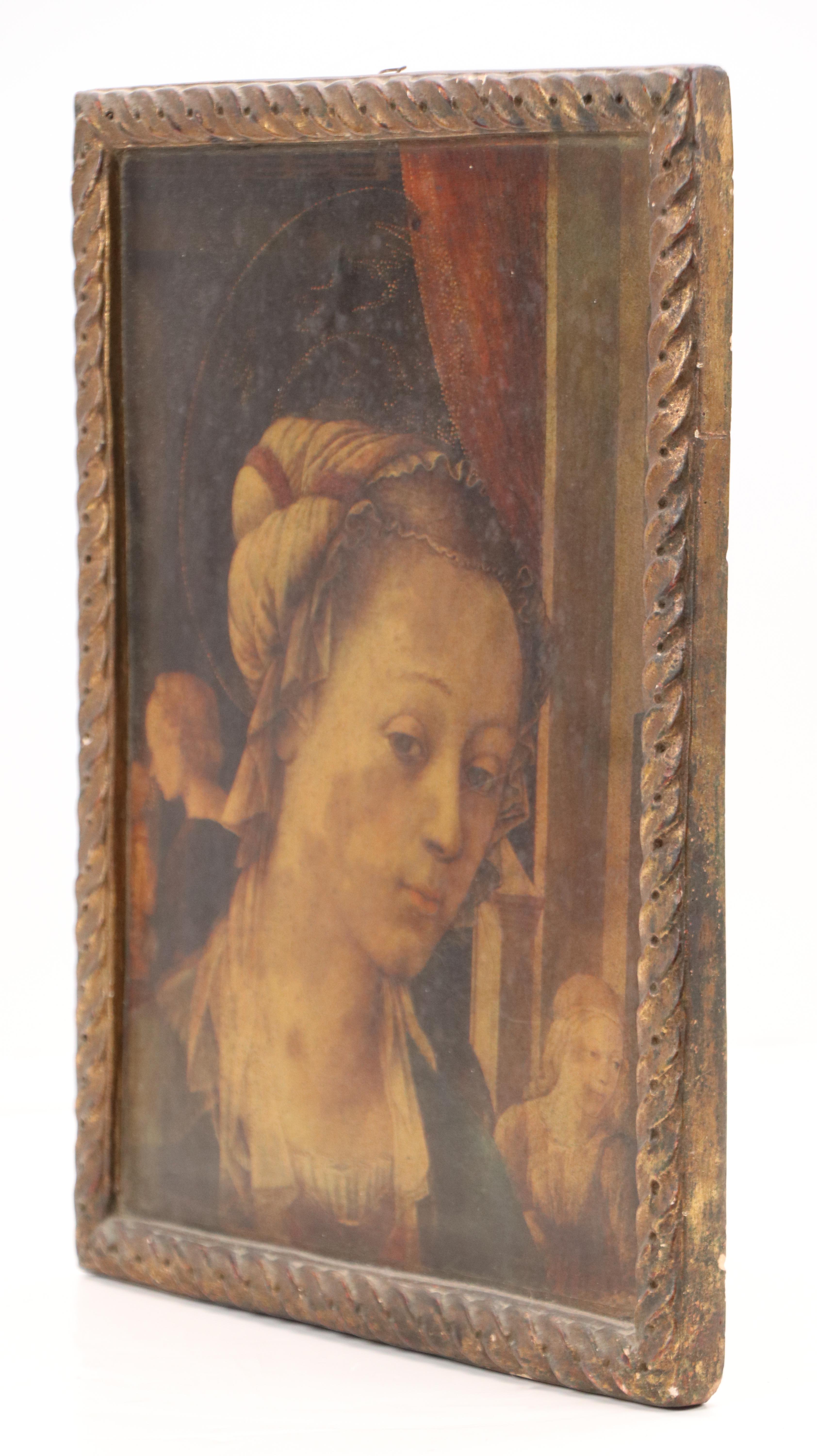 Giclée Detail of "Bartolini Tondo" After Filippo Lippi