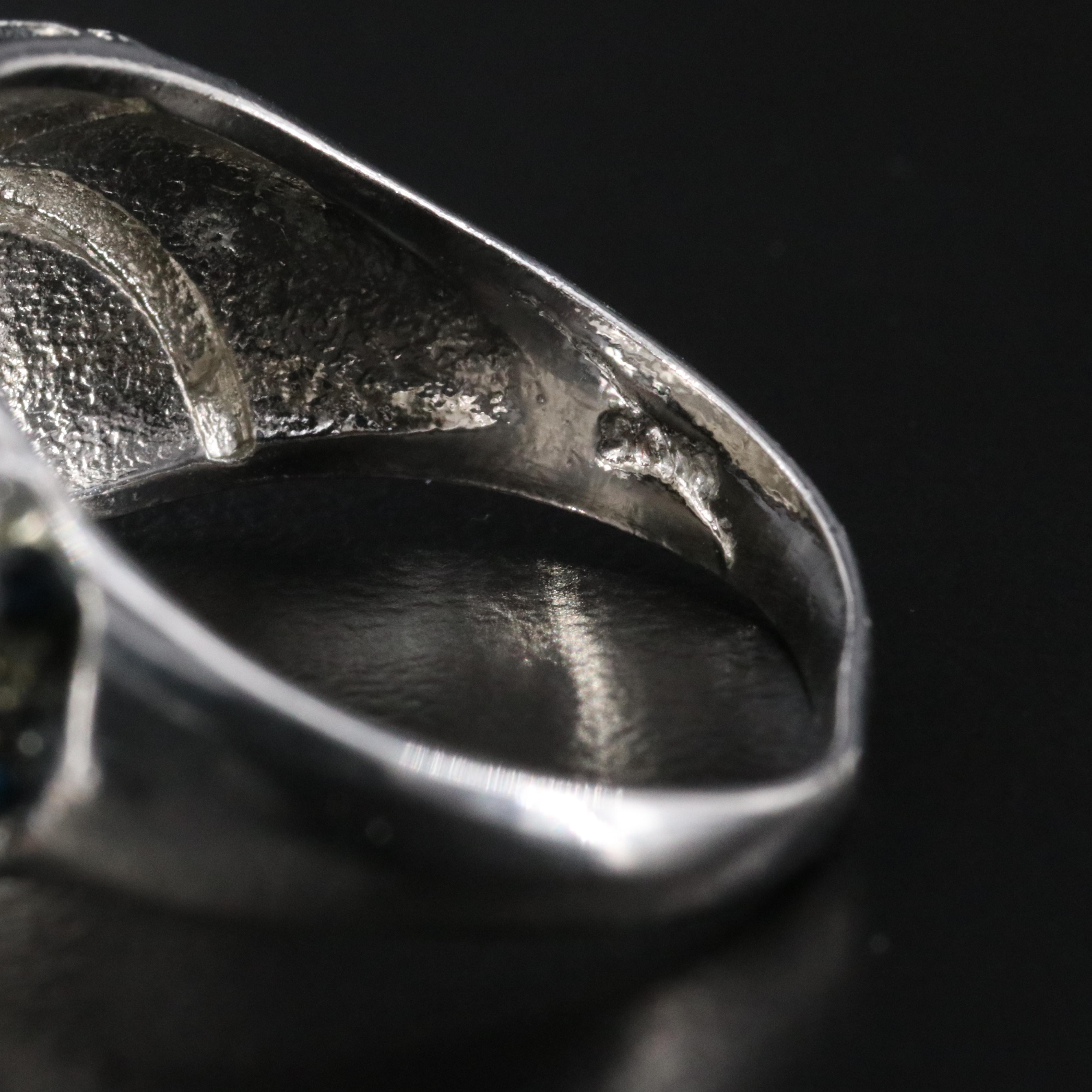 Opal, White Topaz and Glass Rings Including Sterling