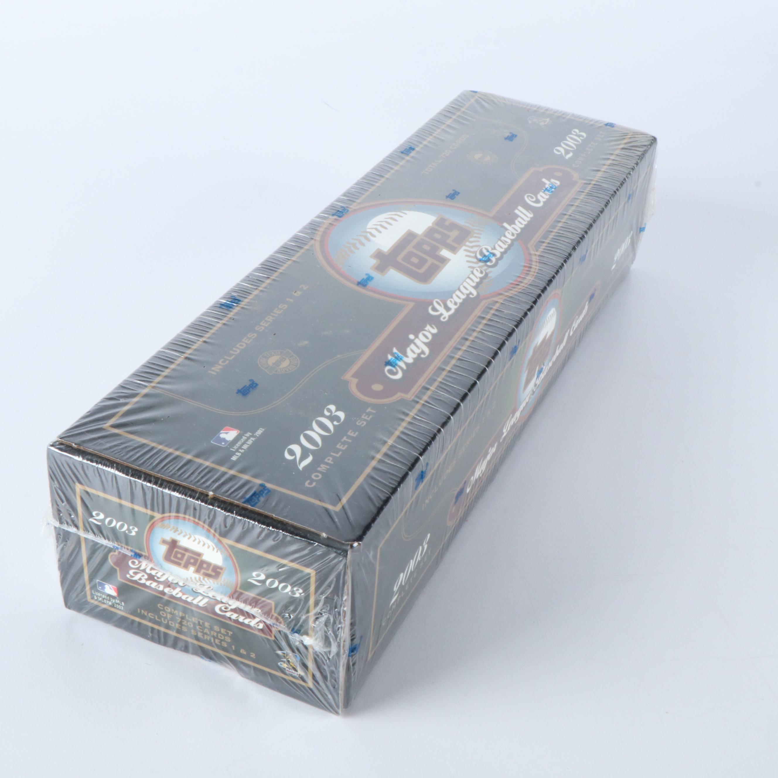 Unopened Topps Baseball Card Sets, 1999 to 2005