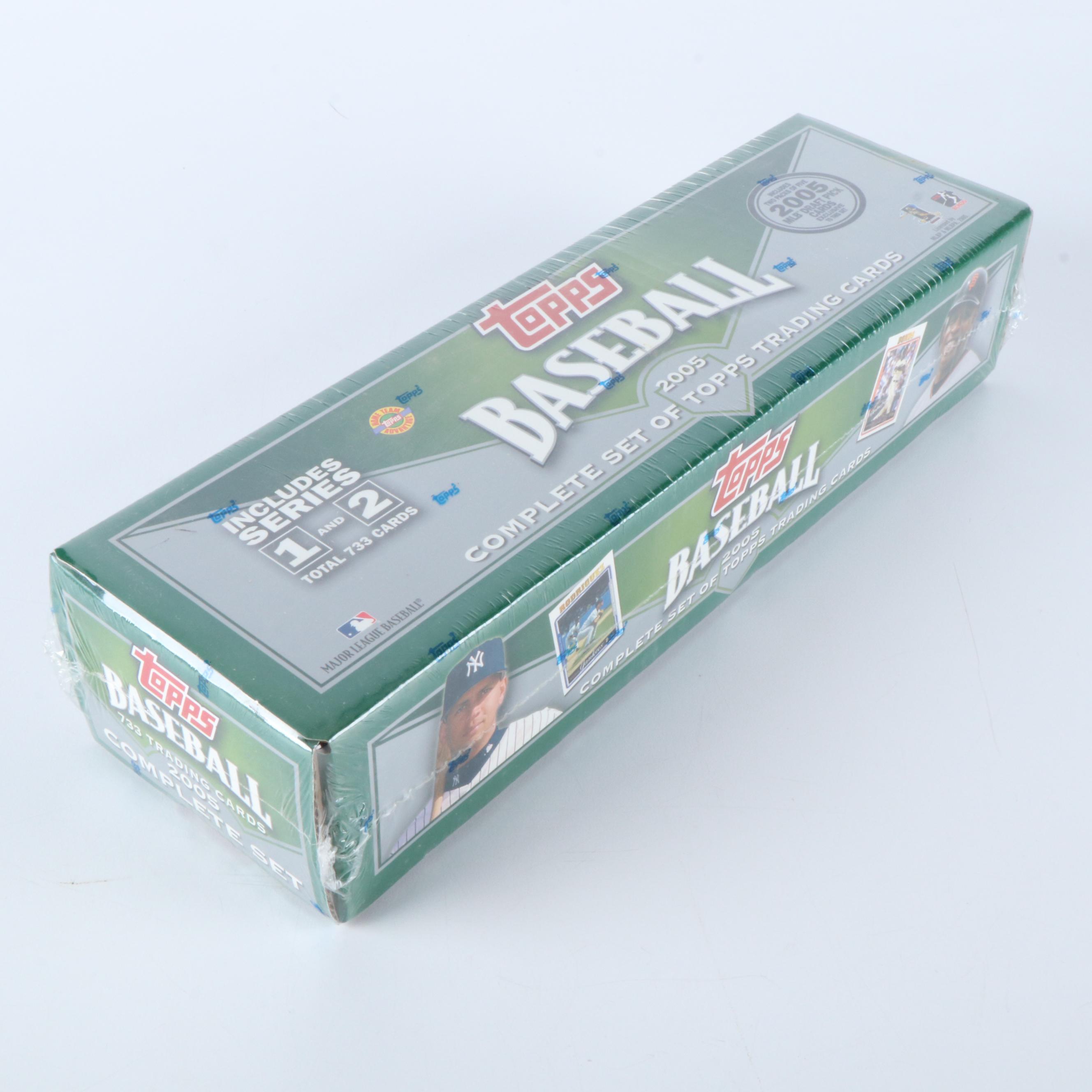 Unopened Topps Baseball Card Sets, 1999 to 2005