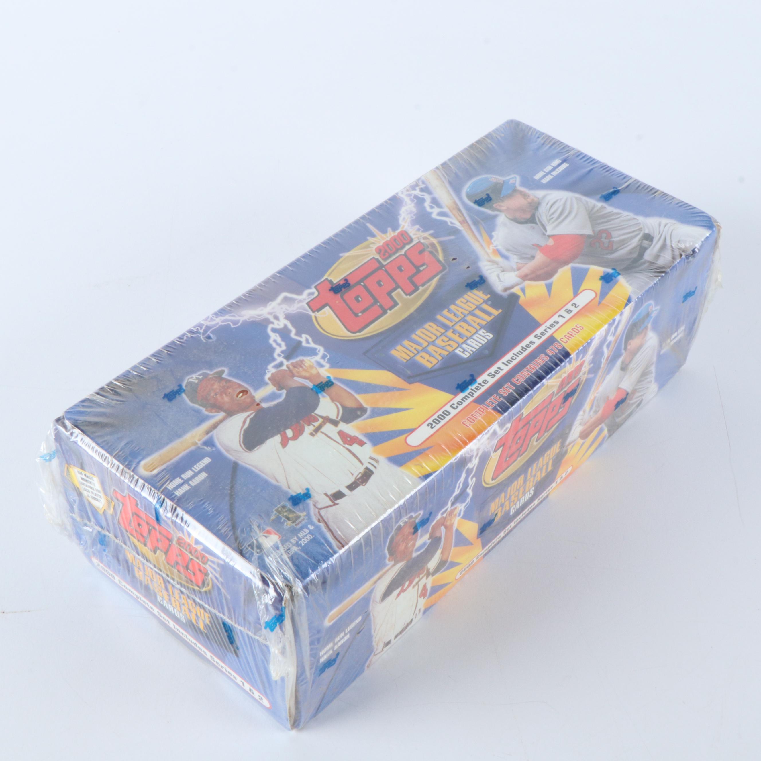 Unopened Topps Baseball Card Sets, 1999 to 2005