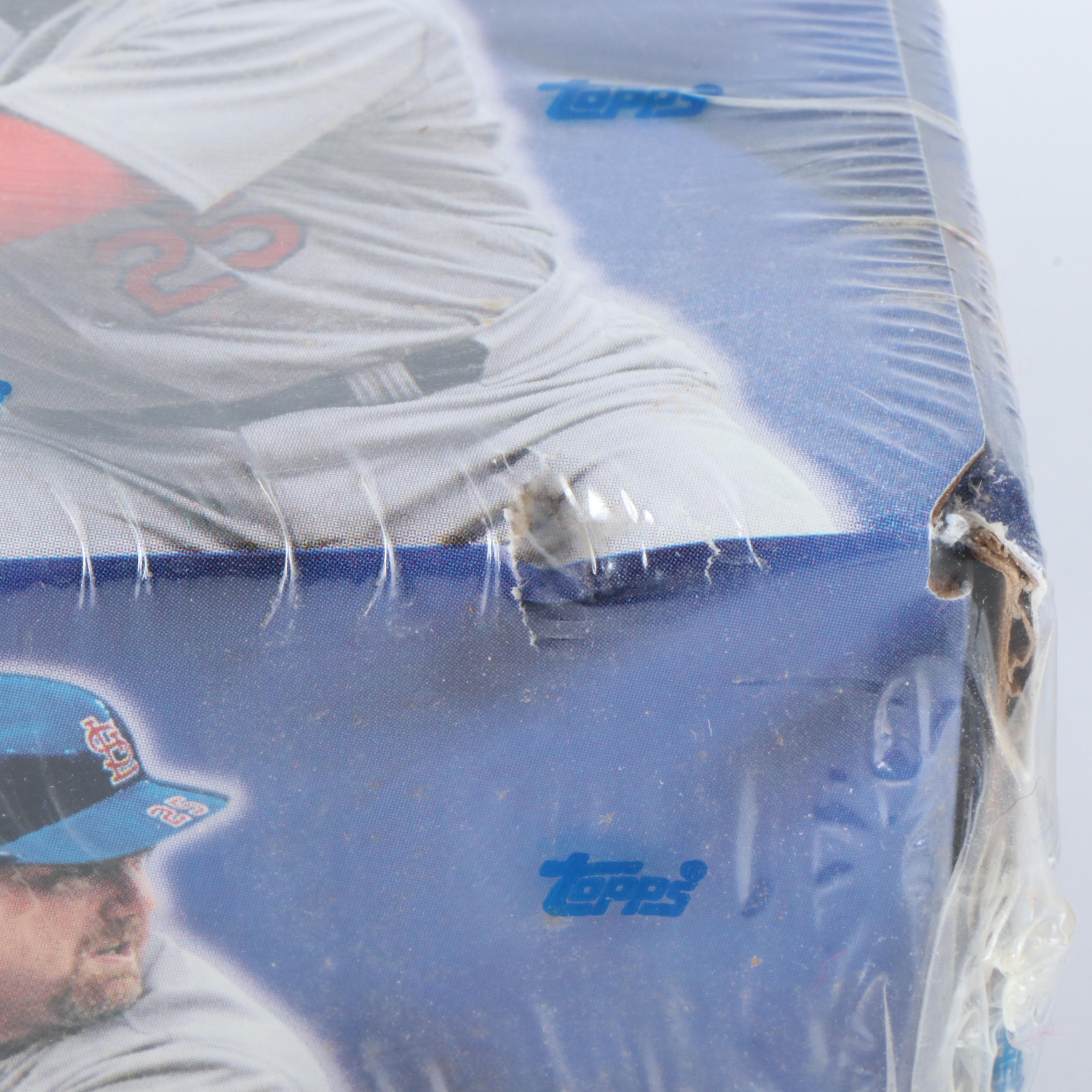 Unopened Topps Baseball Card Sets, 1999 to 2005