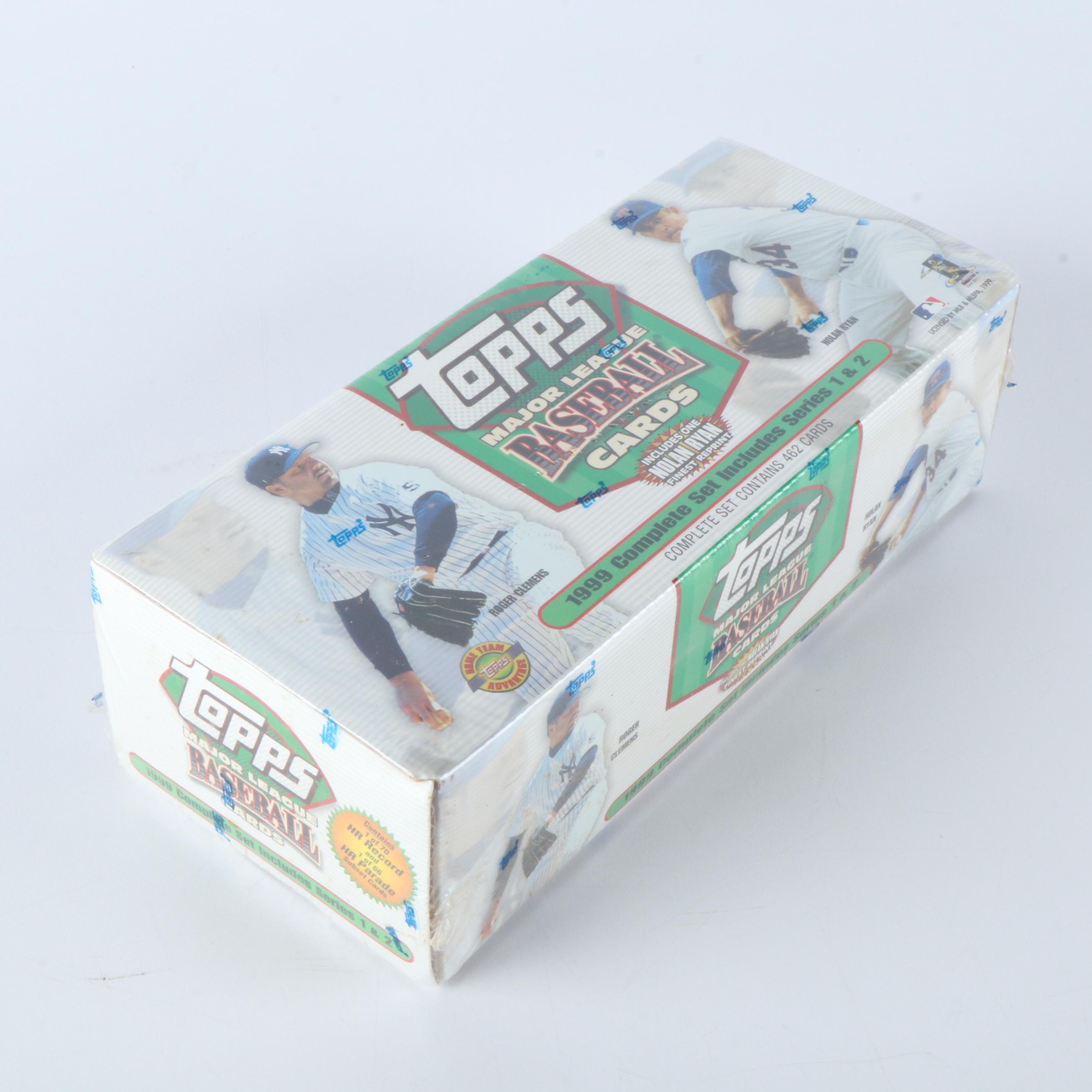 Unopened Topps Baseball Card Sets, 1999 to 2005