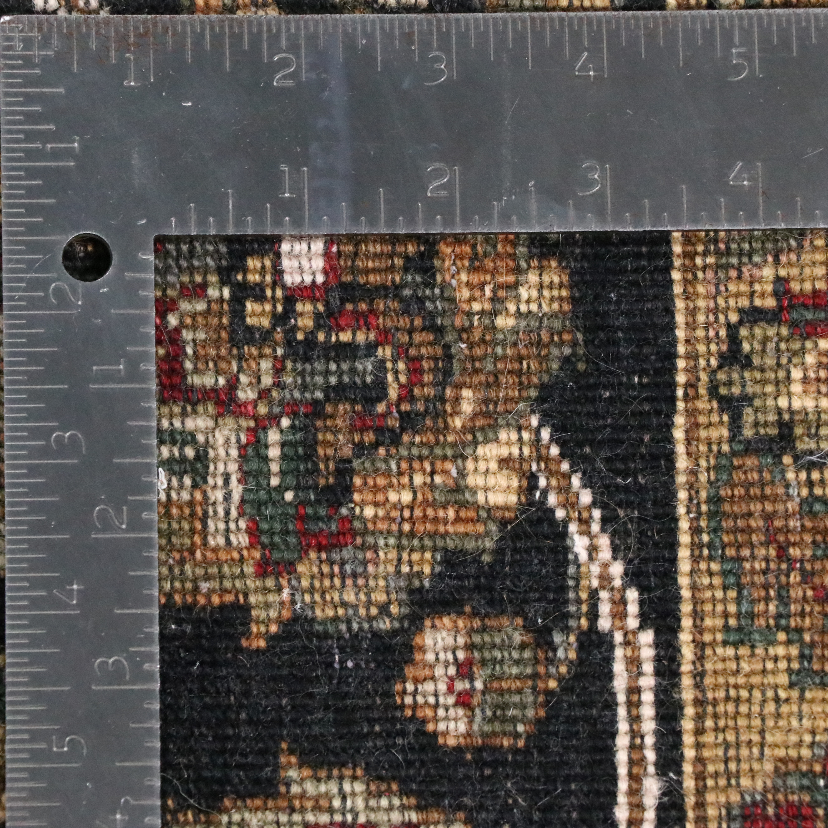 5' x 7'7 Hand-Knotted Indian Agra Area Rug