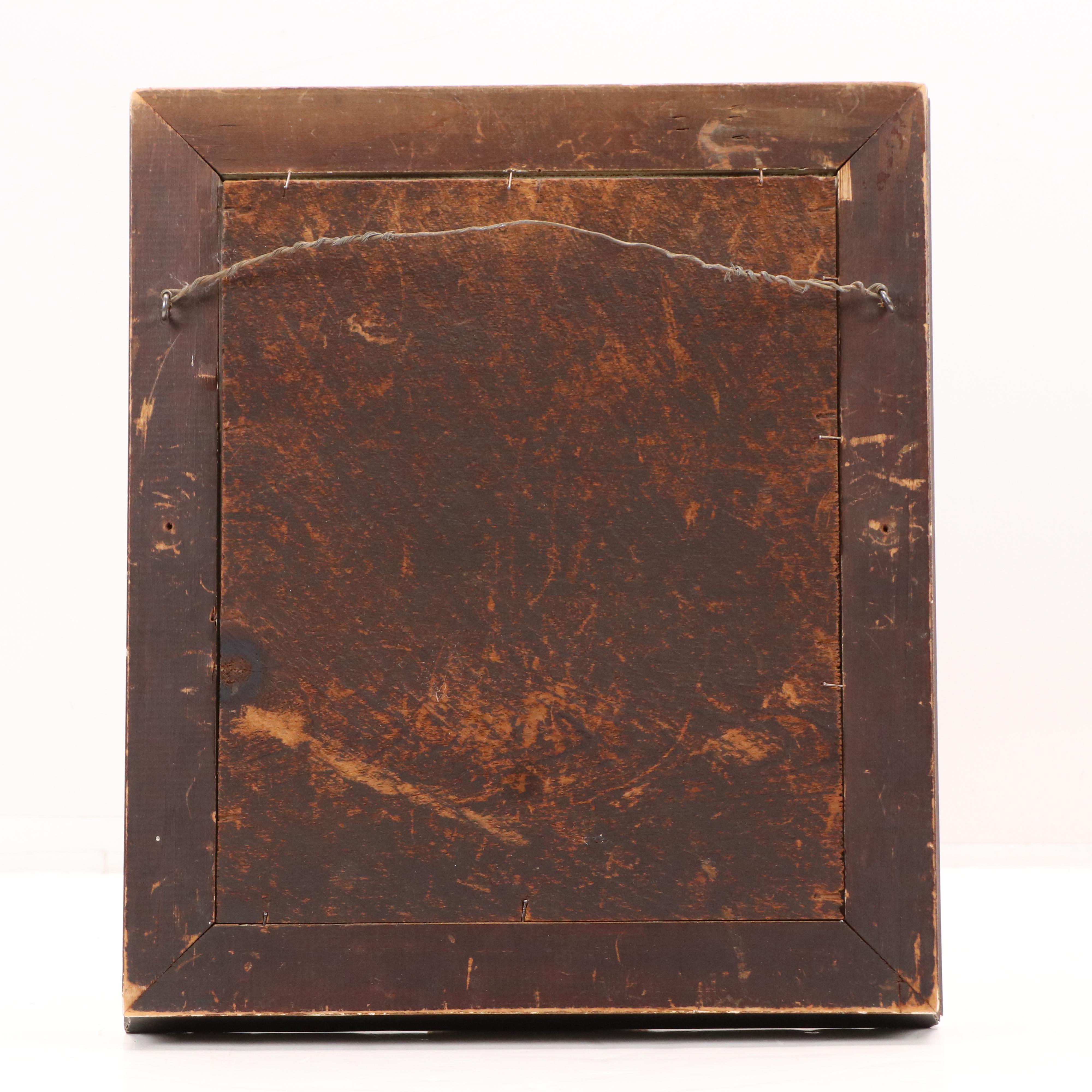 European School Tavern Interior Genre Oil Painting