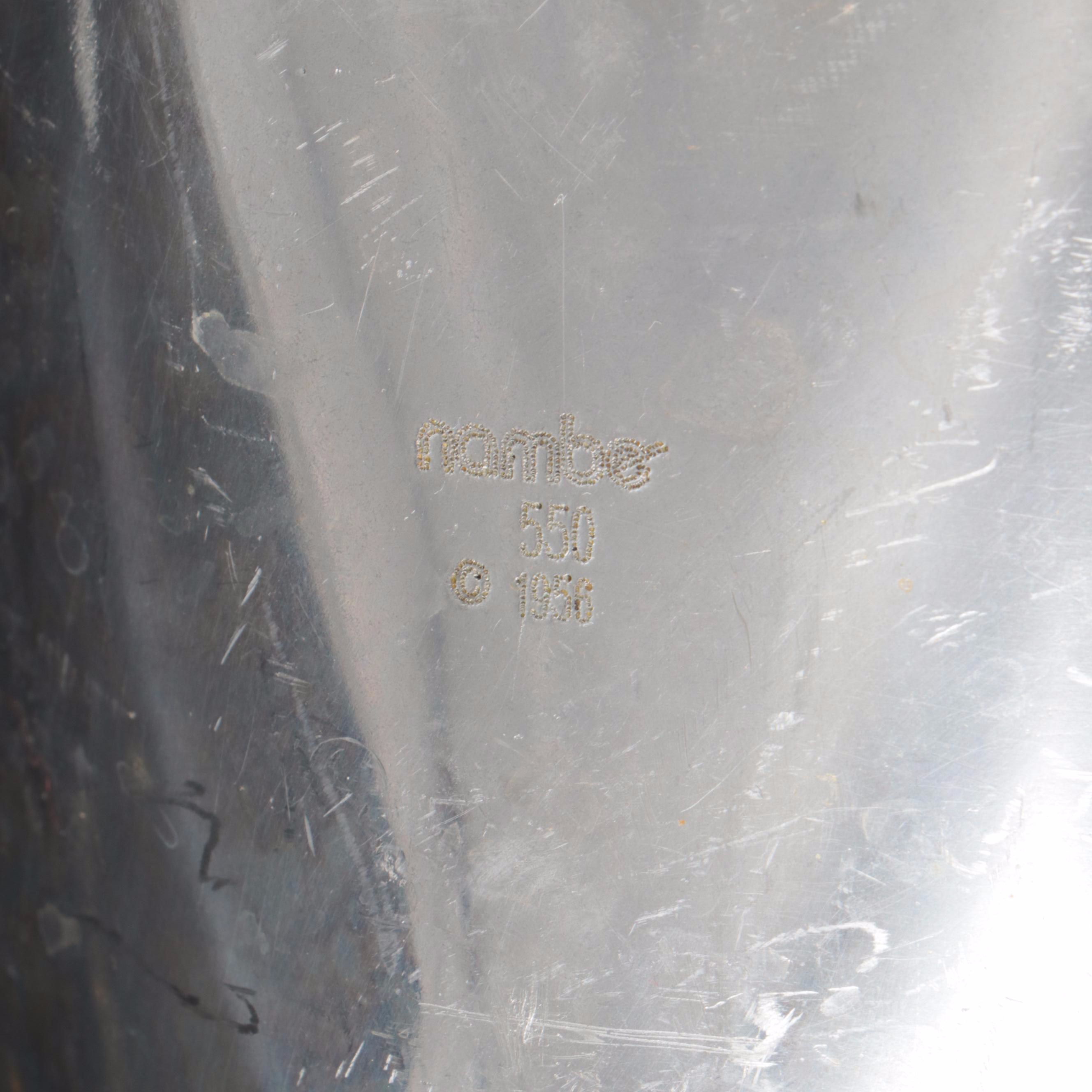 Modern Style Nambé Candlesticks and Chrome Serving Trays