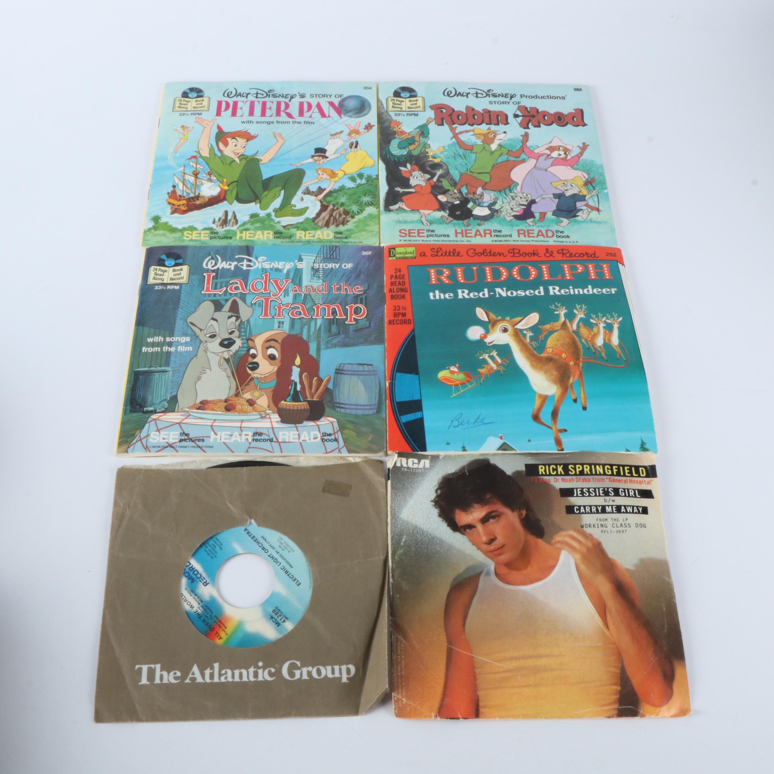 Walt Disney See-Hear-Read and Pop Music Singles, Hockey Foosball, and More