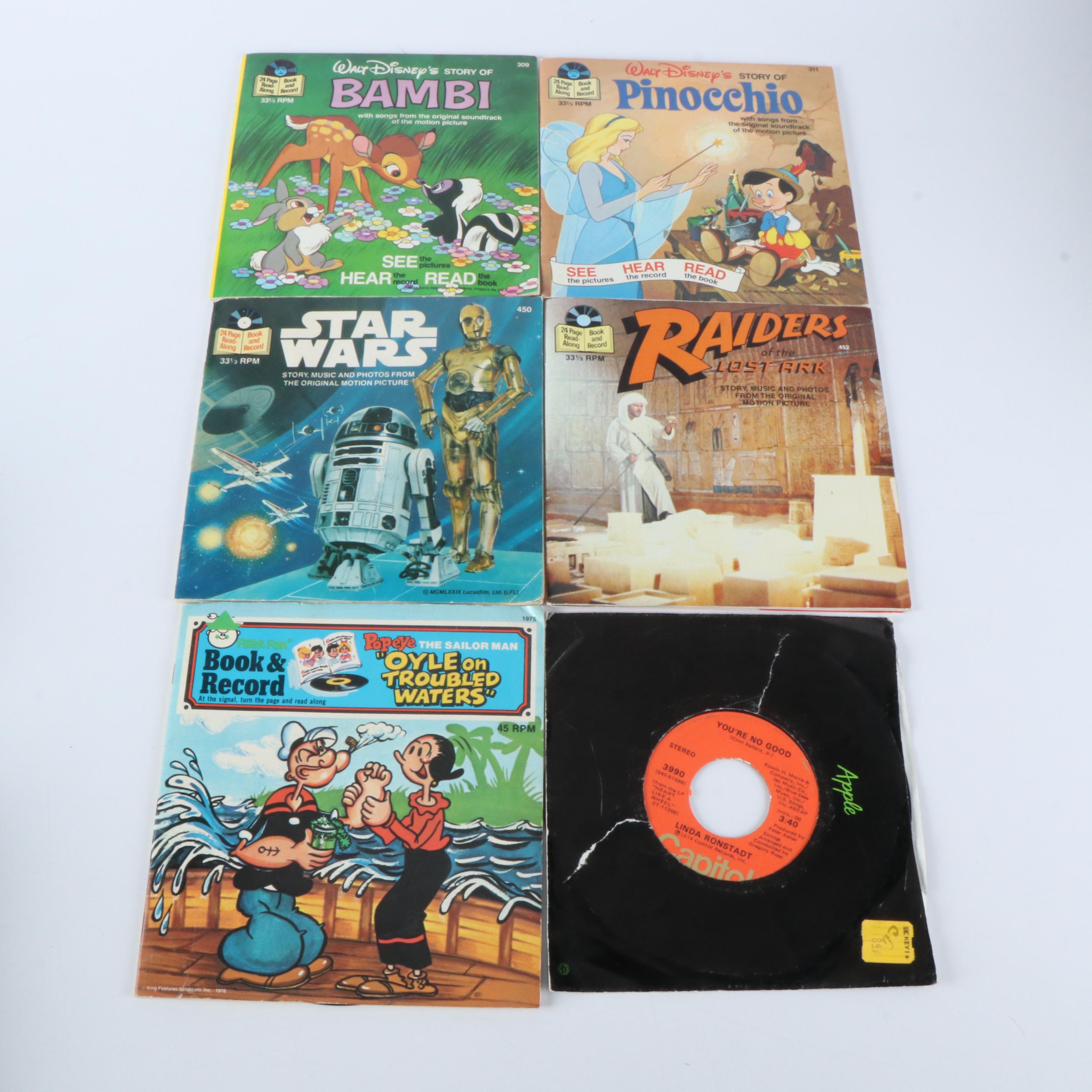 Walt Disney See-Hear-Read and Pop Music Singles, Hockey Foosball, and More