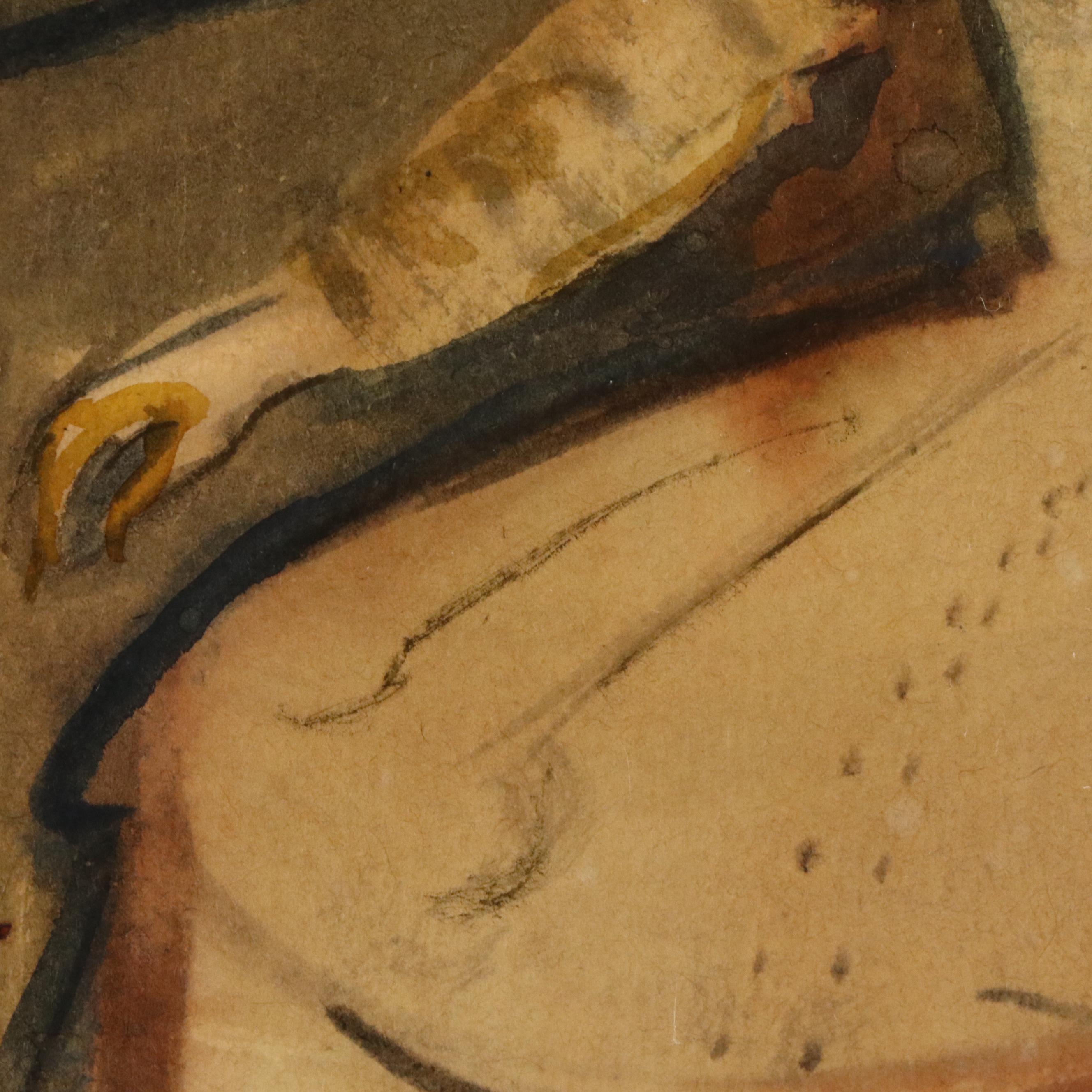 After Diego Velázquez Watercolor Painting "The Infanta Maria Theresa of Spain"