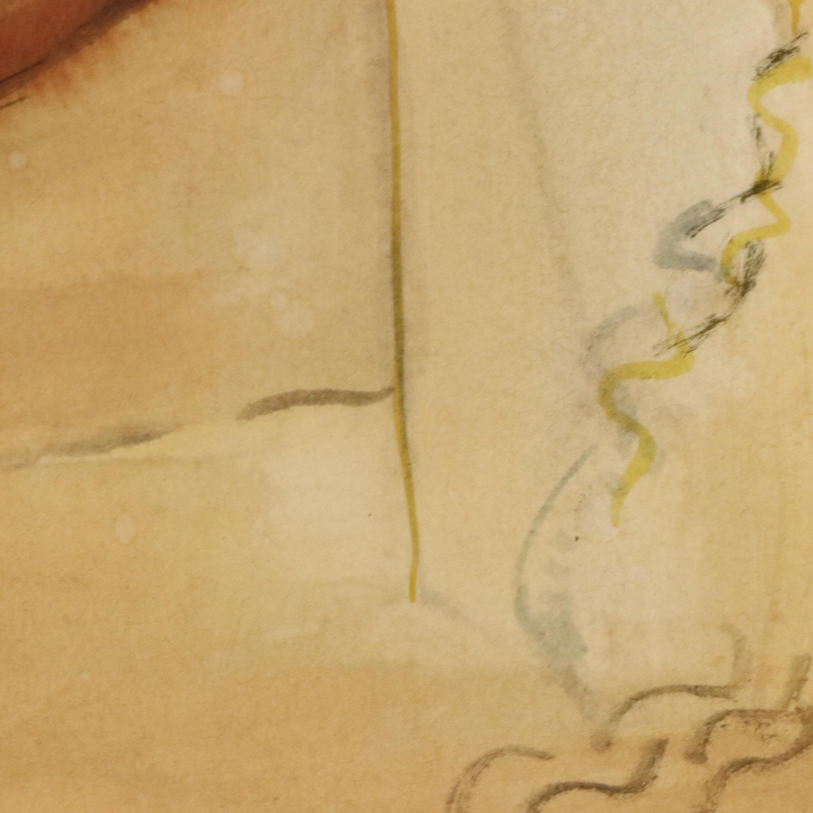 After Diego Velázquez Watercolor Painting "The Infanta Maria Theresa of Spain"