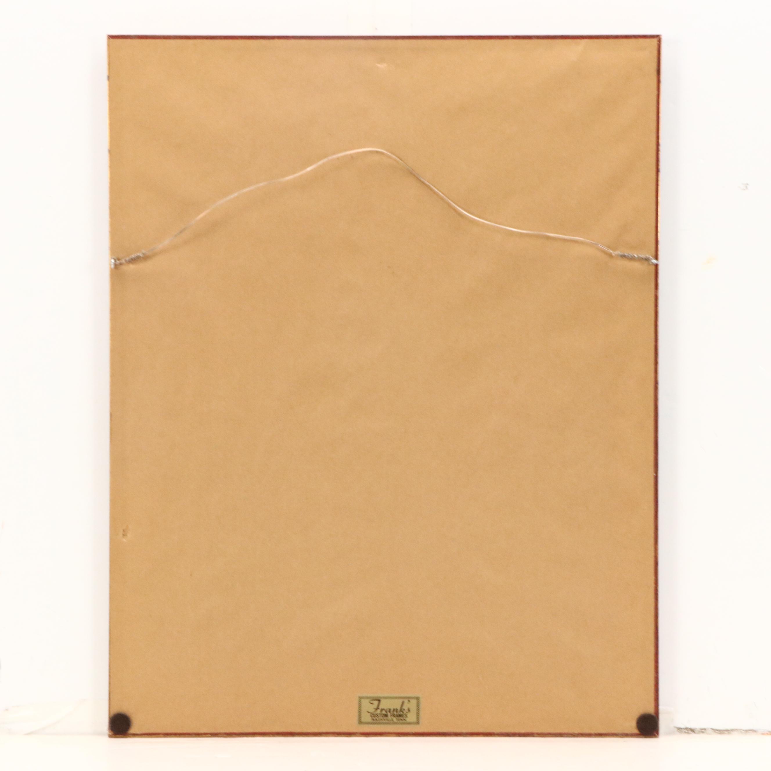 Chromolithograph Plate With Arabic Motif from "La Décoration Arabe," 1885