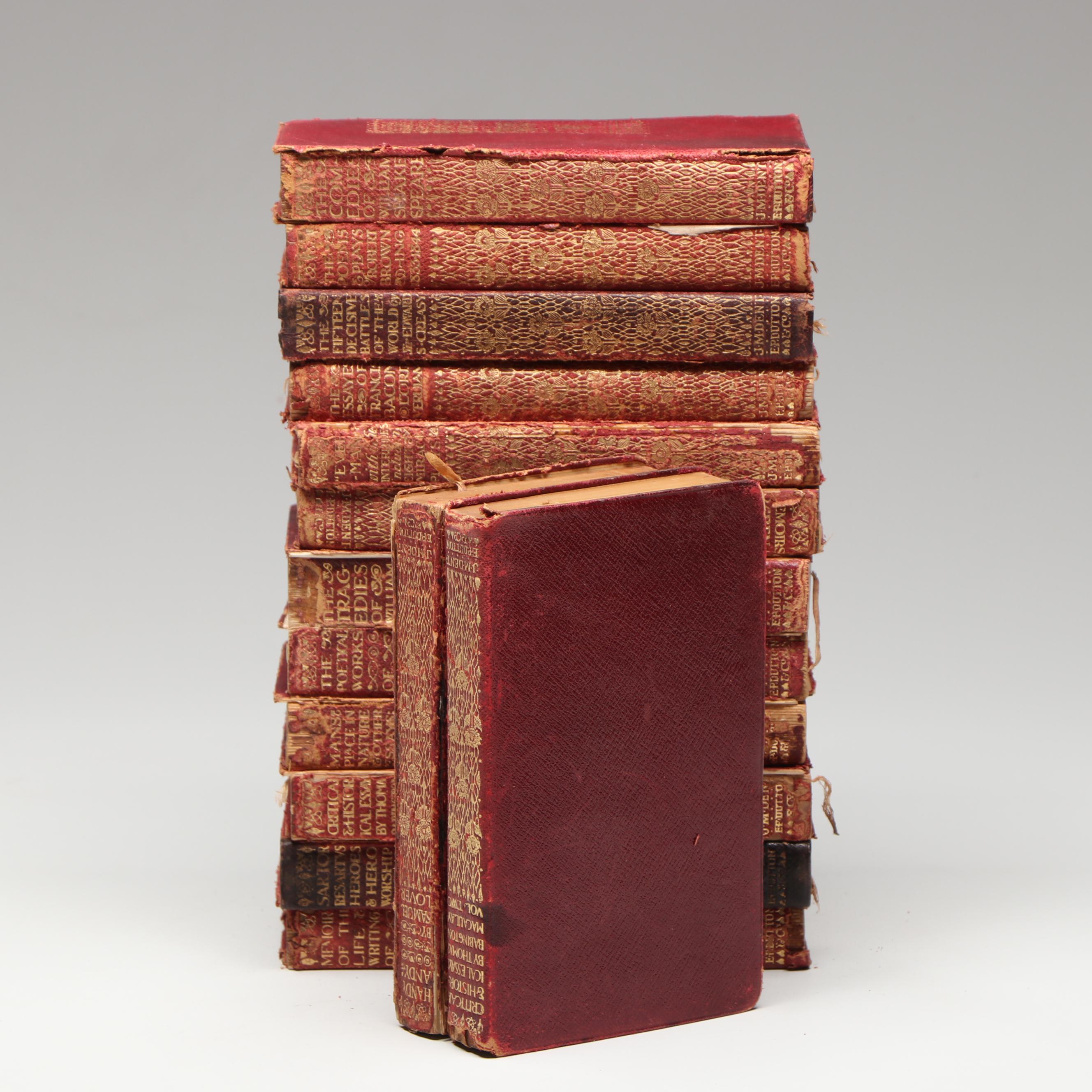 Everyman's Library Shakespeare, Franklin and More Classics, Early 20th Century