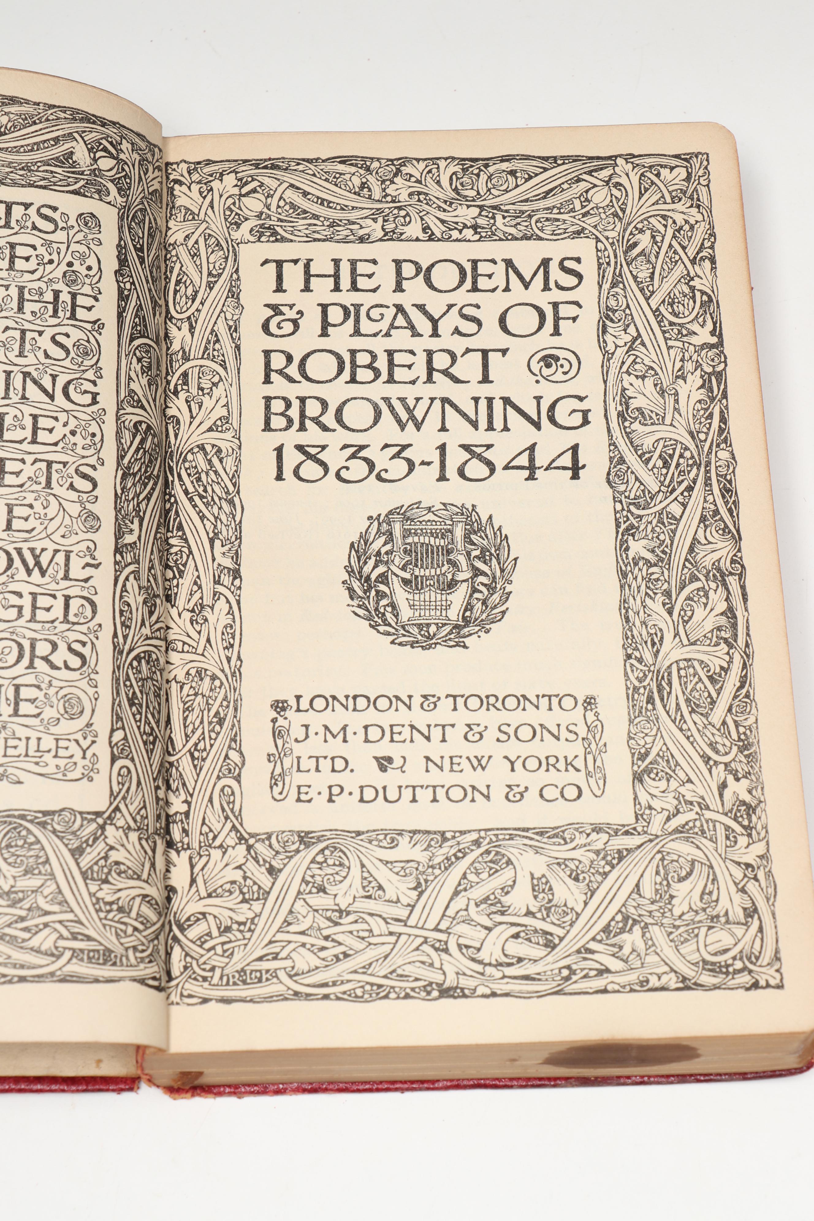 Everyman's Library Shakespeare, Franklin and More Classics, Early 20th Century