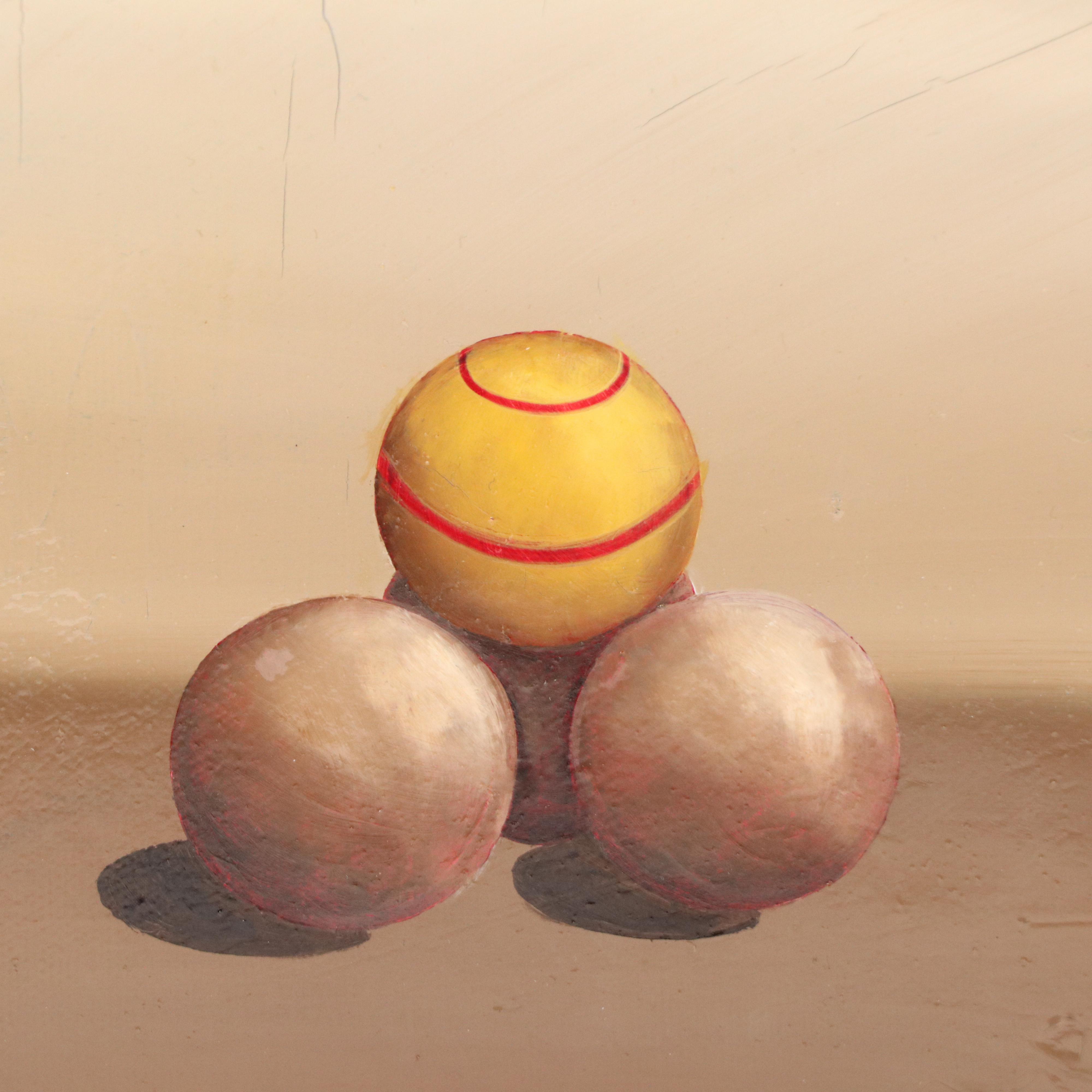 Marketa Sivek Still Life Oil Painting of Bocce Balls