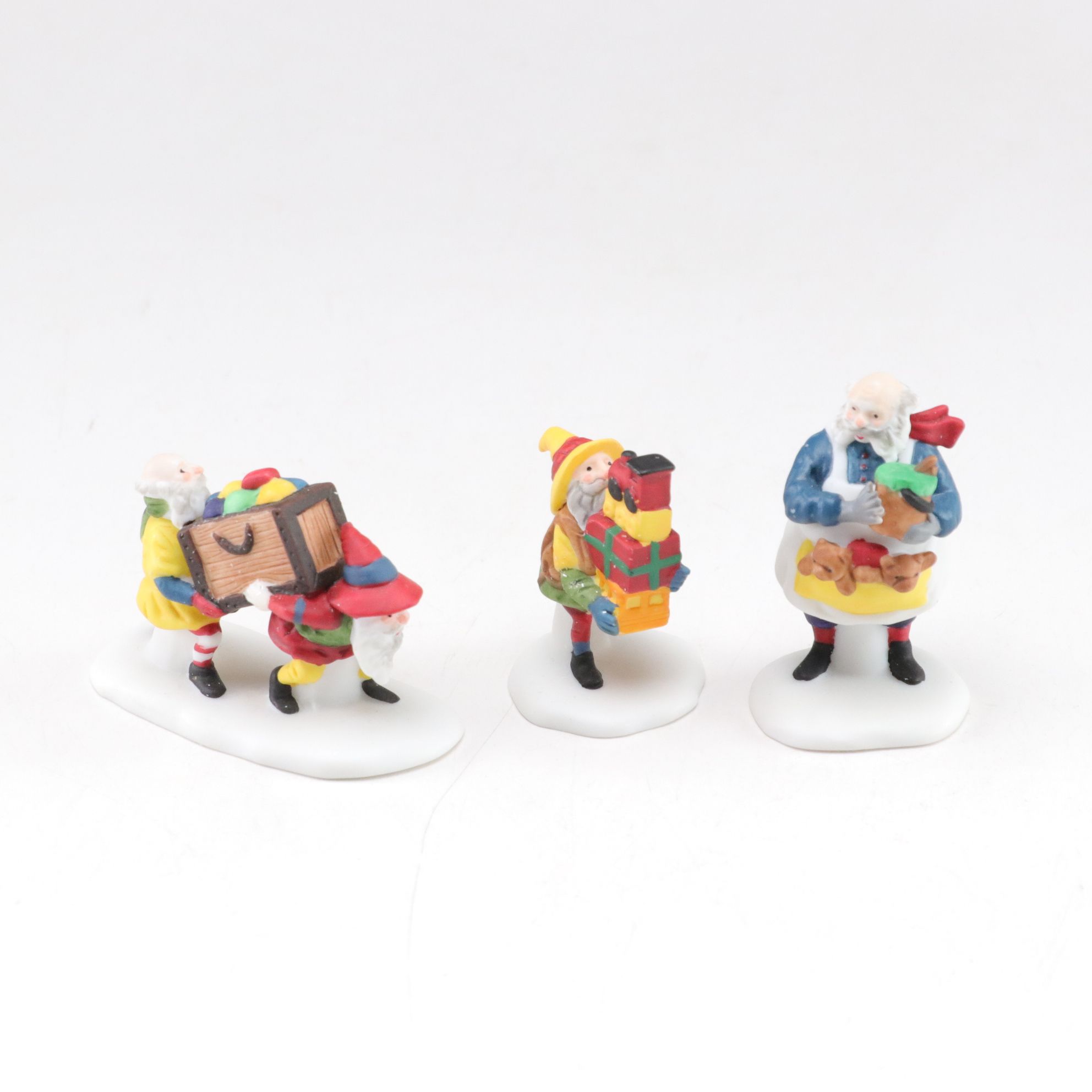 Dept. 56 "Tin Soldier Shop" & "Elves' Trade School" with More Village Houses