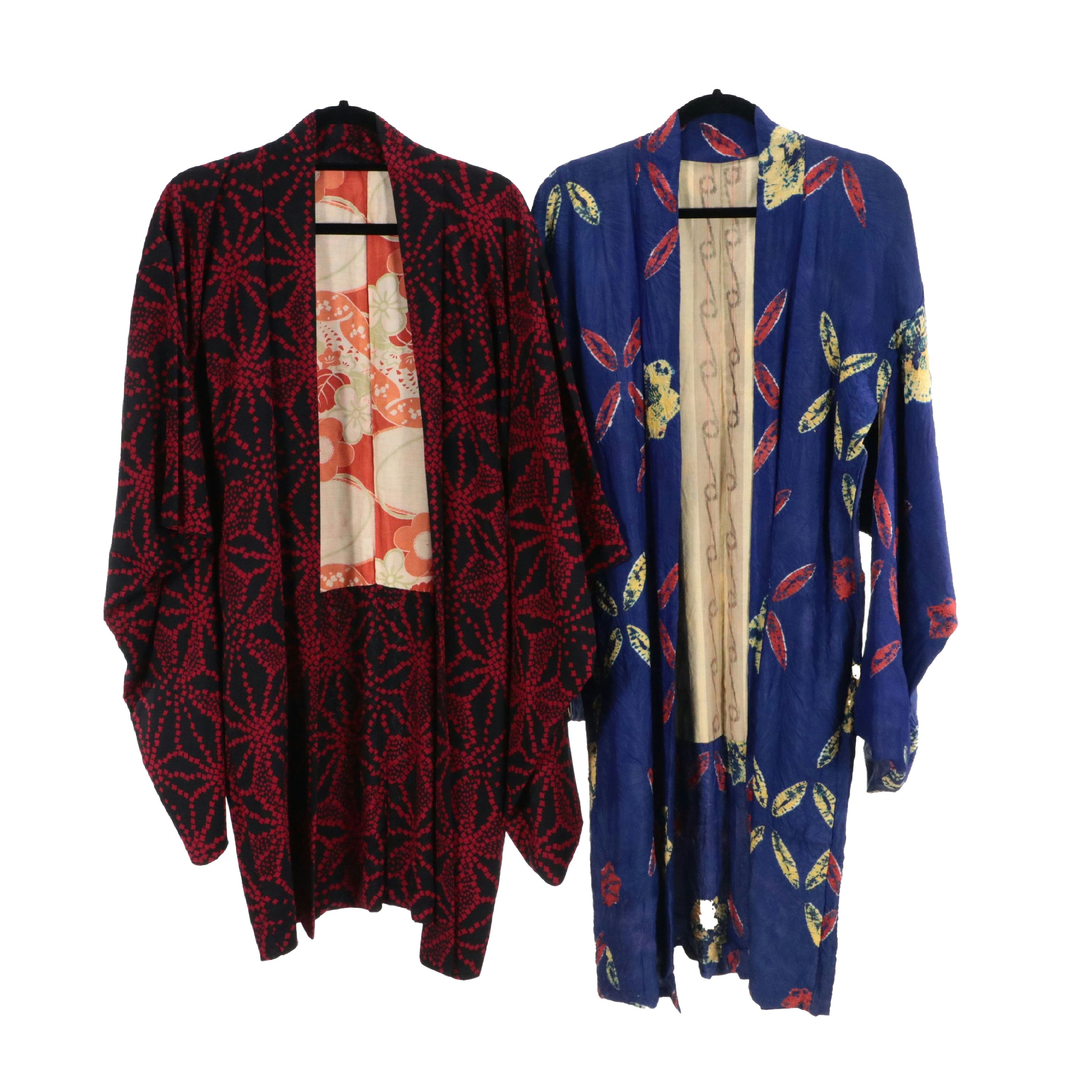 Japanese Haori in Silk and Rayon