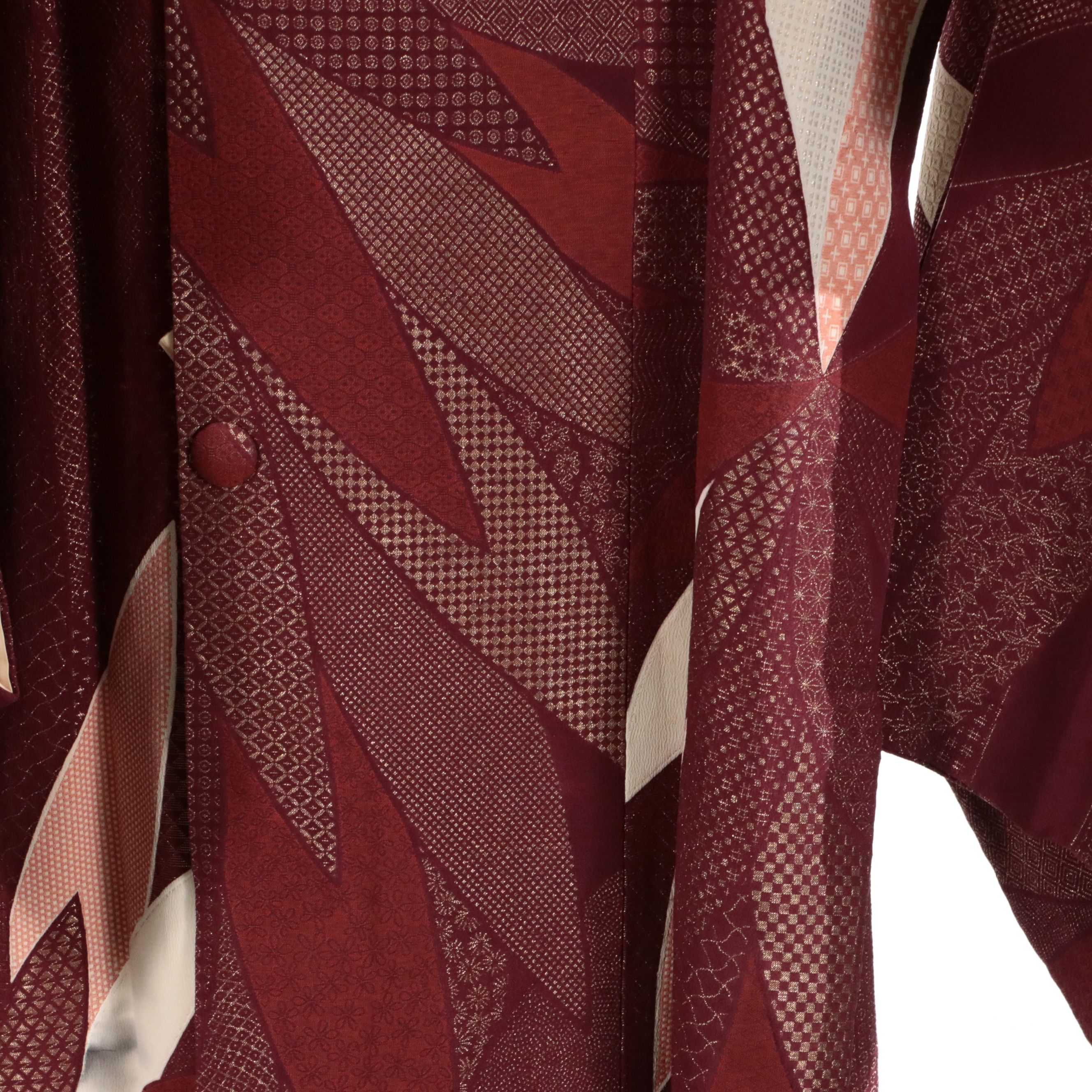 Japanese Michiyuki Jackets in Chirimen Silk and Silk Jacquard