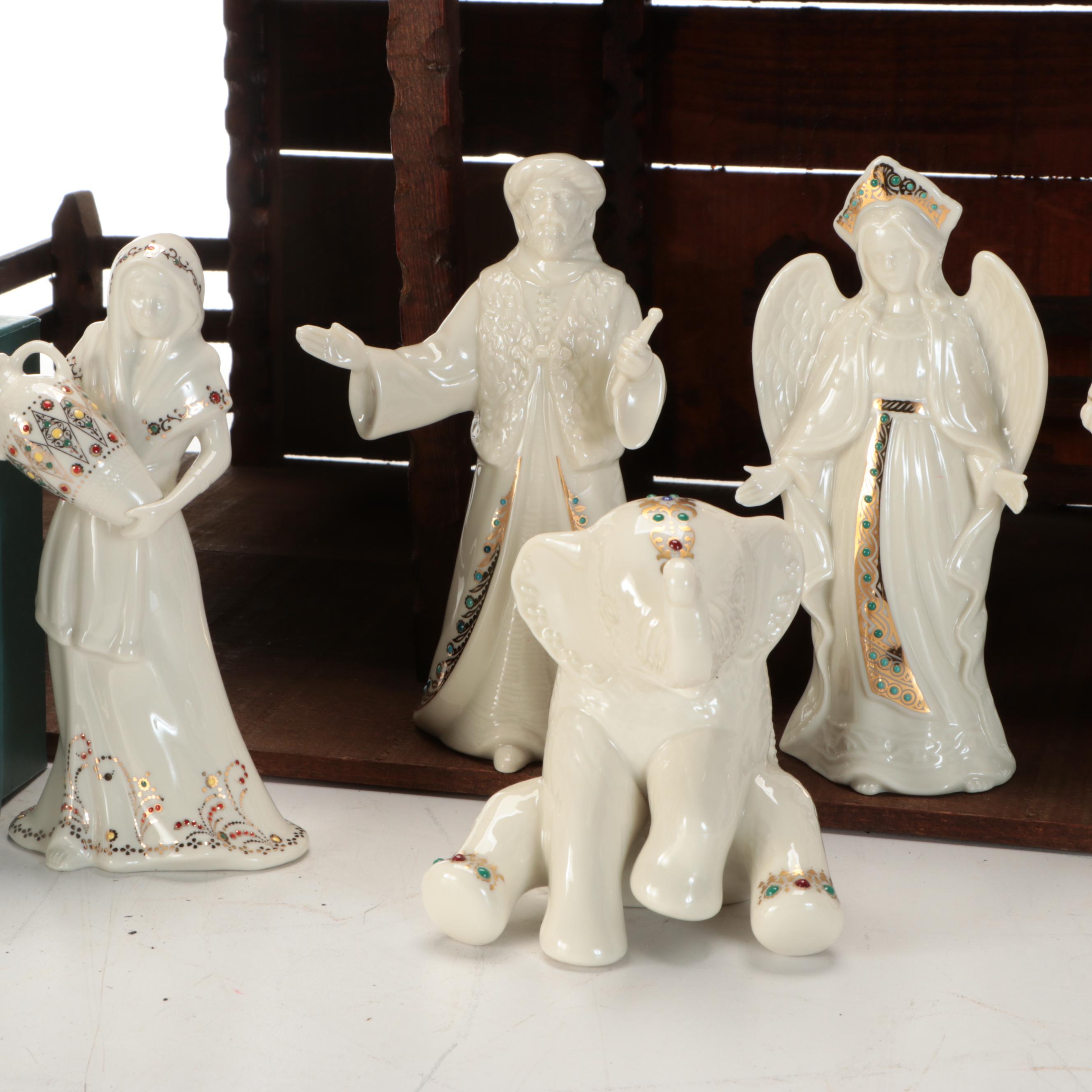 Lenox China Jewels Collection Nativity Figurines and Lenox Holiday Figurines