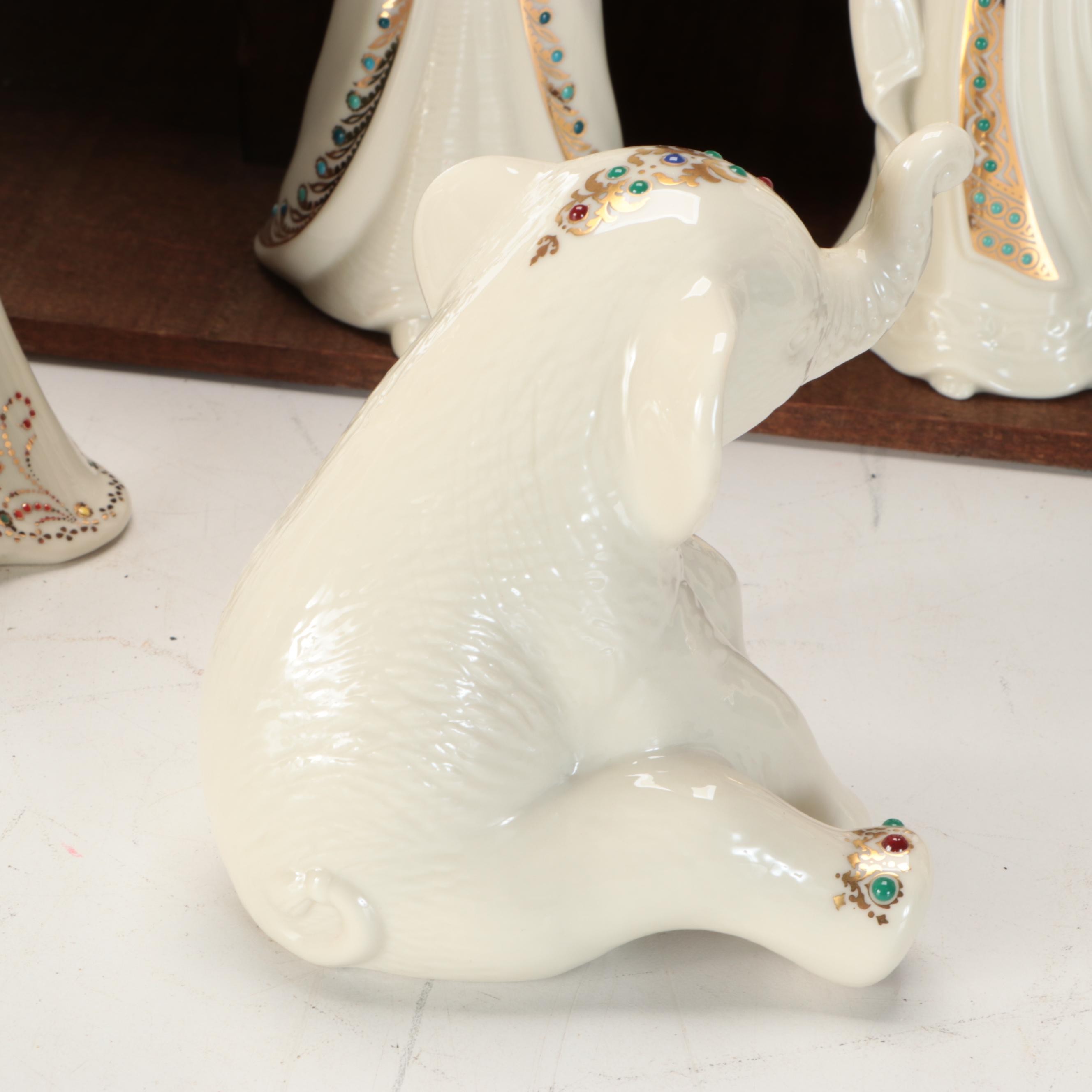 Lenox China Jewels Collection Nativity Figurines and Lenox Holiday Figurines